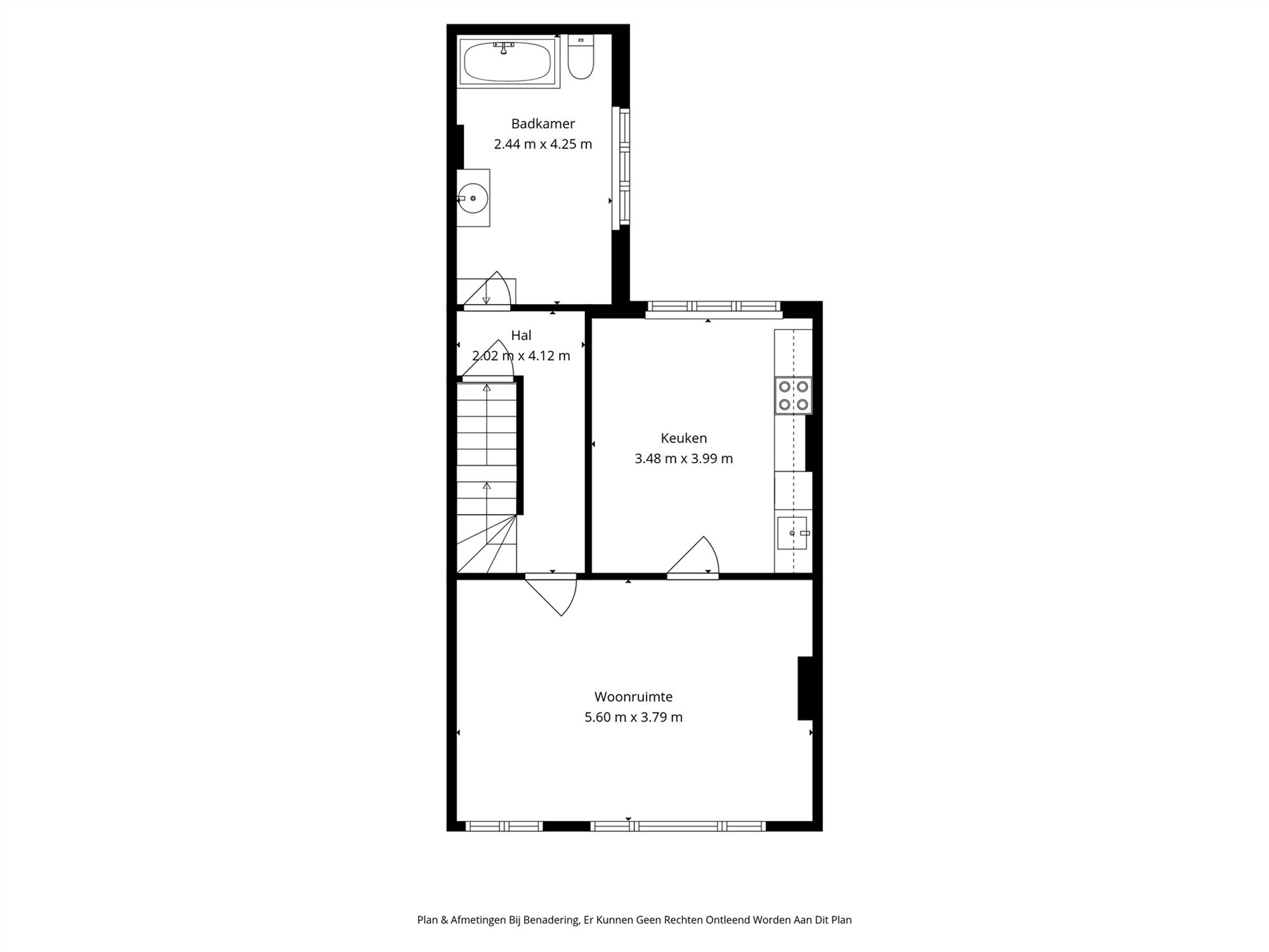 Opbrengsteigendom ingericht met 2 appartementen in het centrum van Putte