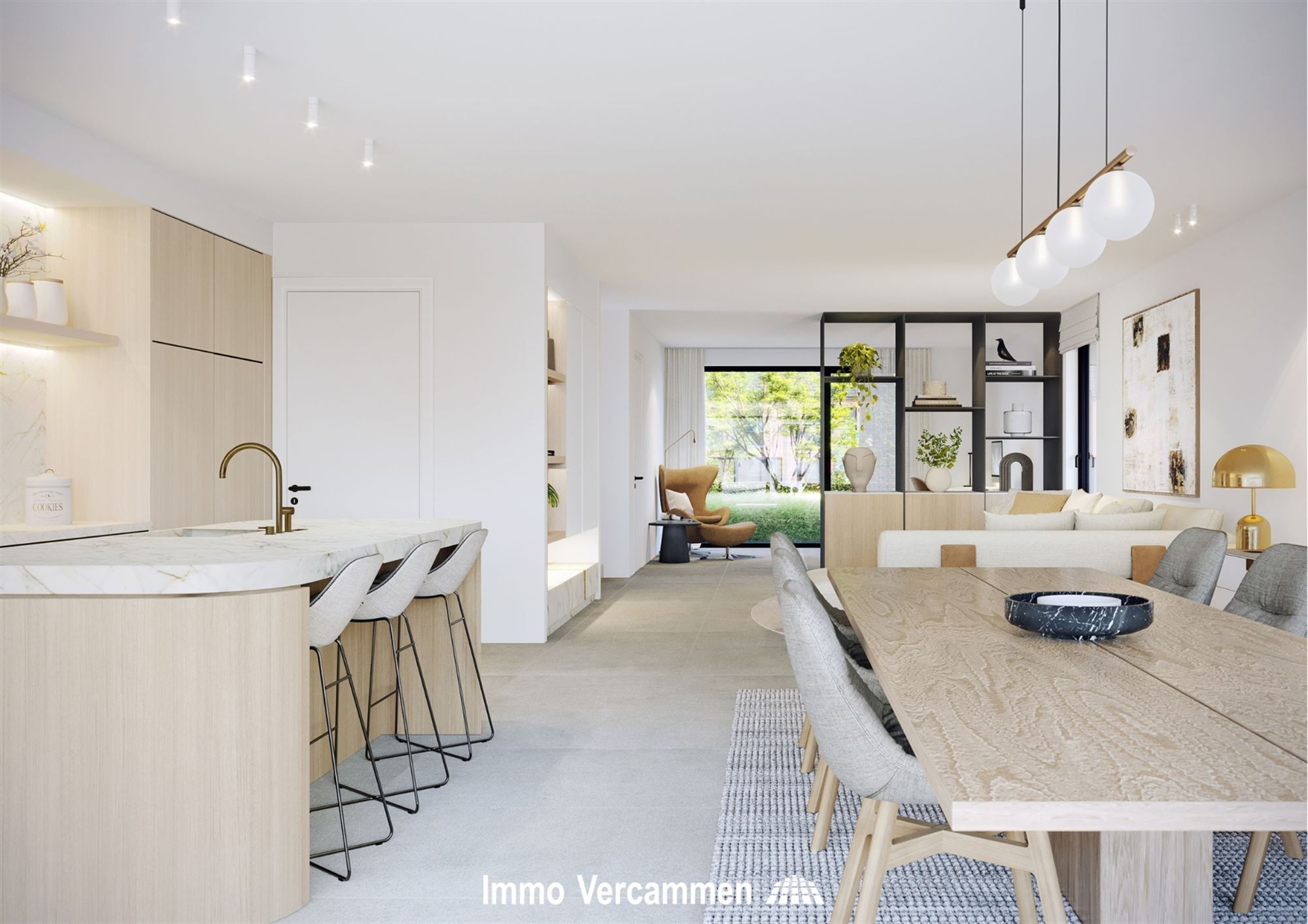 Kwalitatief afgewerkte, halfopen bebouwing te Putte