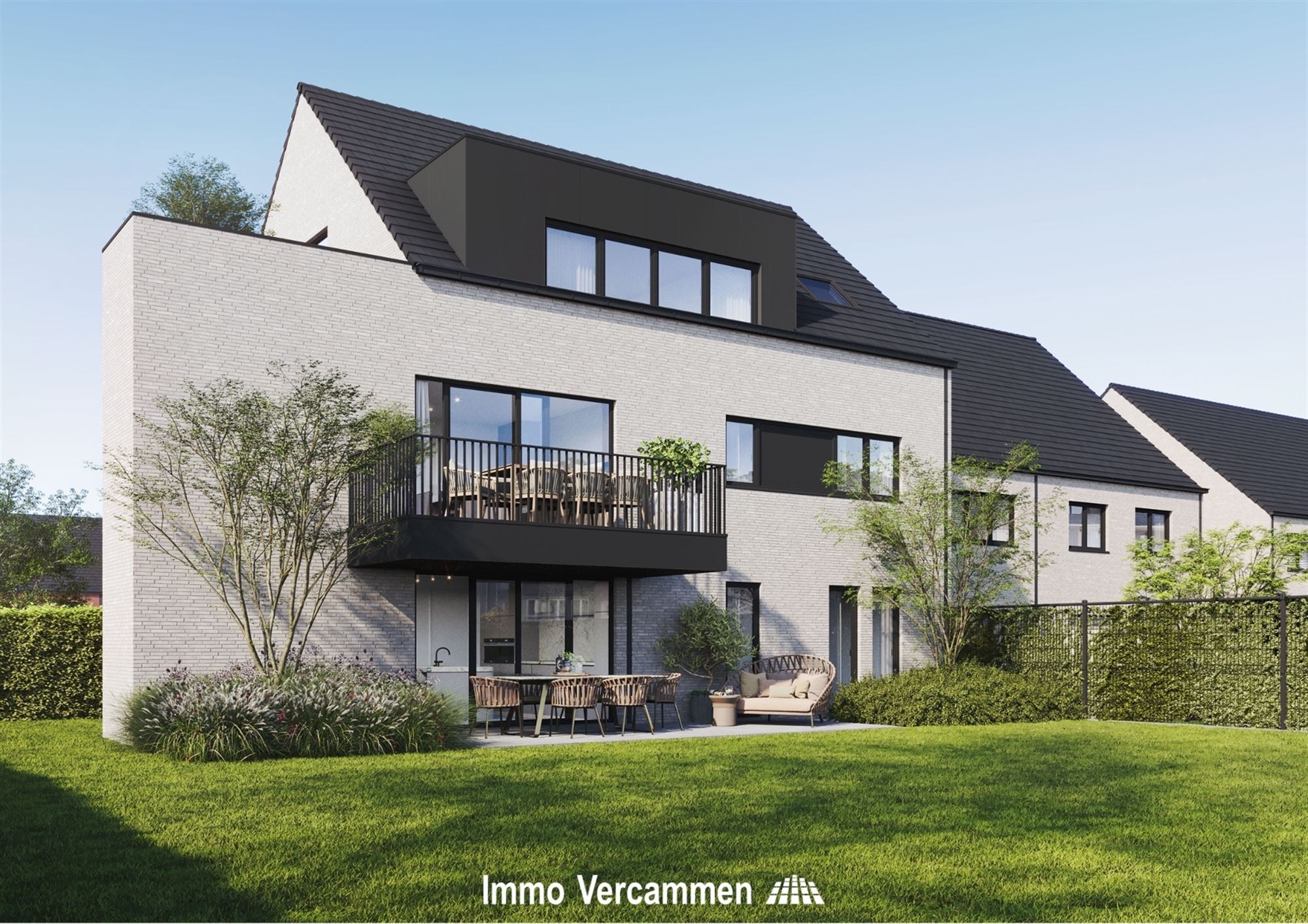 Appartement met 2 slaapkamers en ruim terras te Putte.