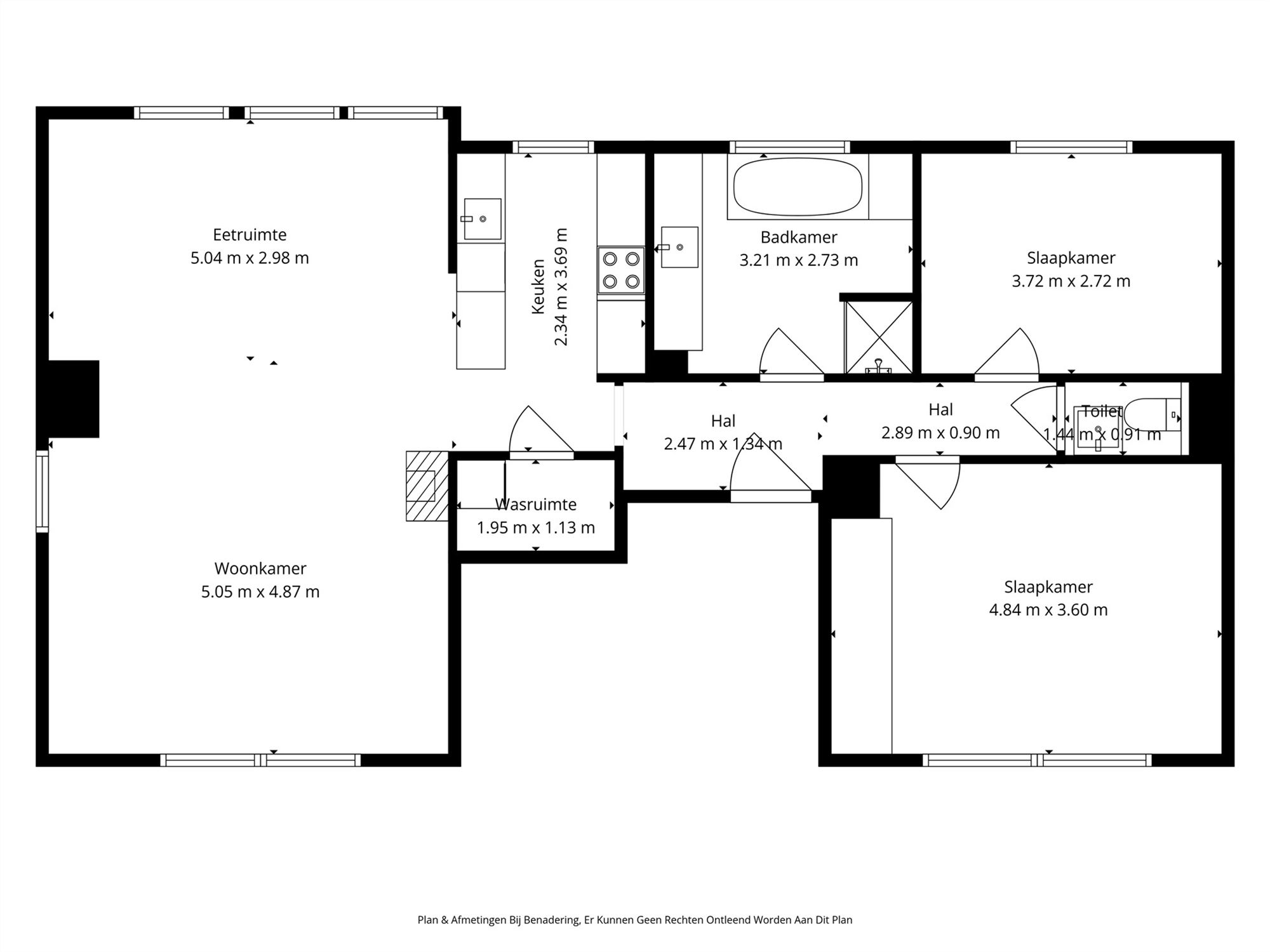 Appartement met 2 slaapkamers te Koningshooikt