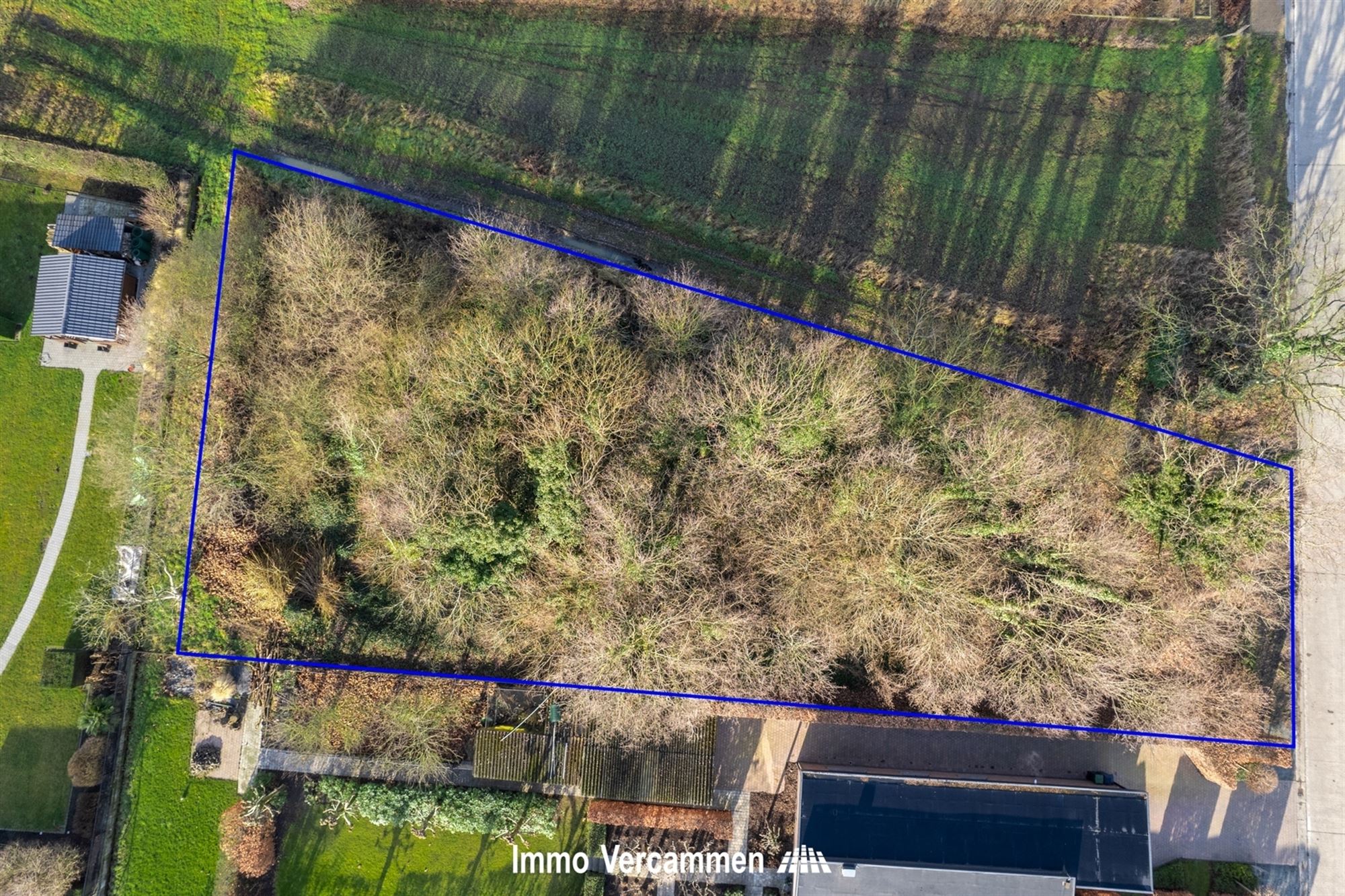 Knap perceel bouwgrond van 1.634 m² in Putte