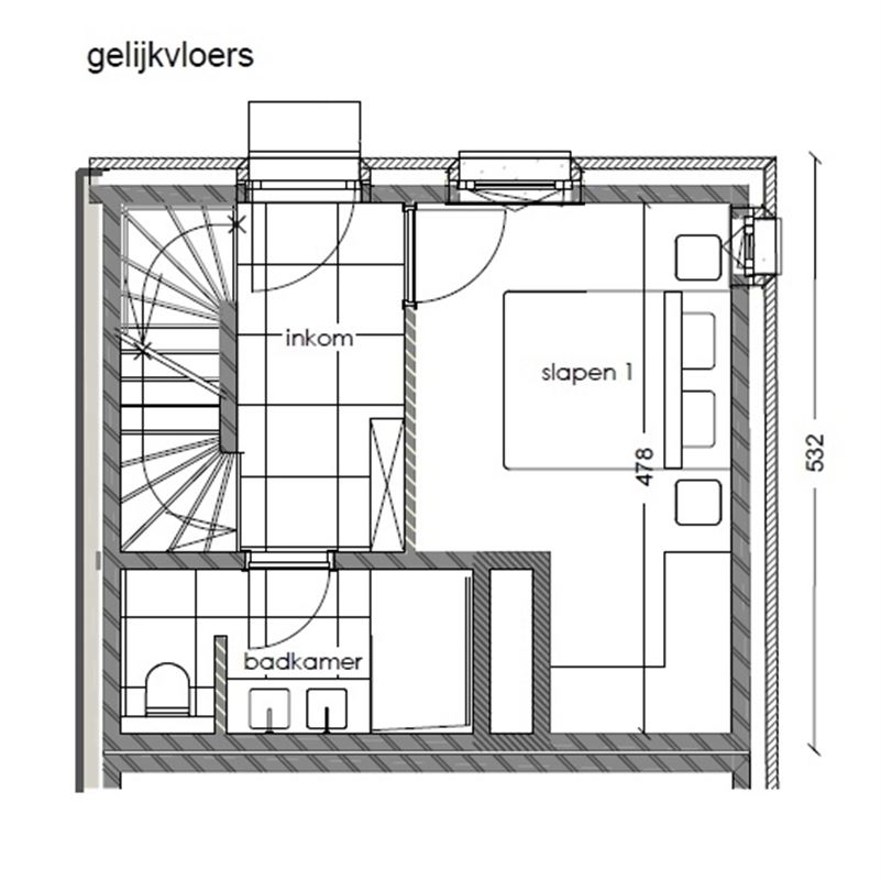 Nieuwbouw triplexappartement met 2 slpks te Duffel