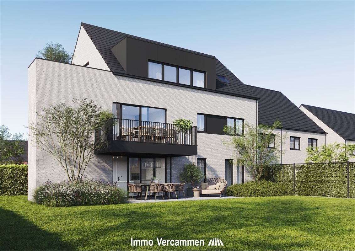 Appartement met 2 slaapkamers en ruim terras te Putte.