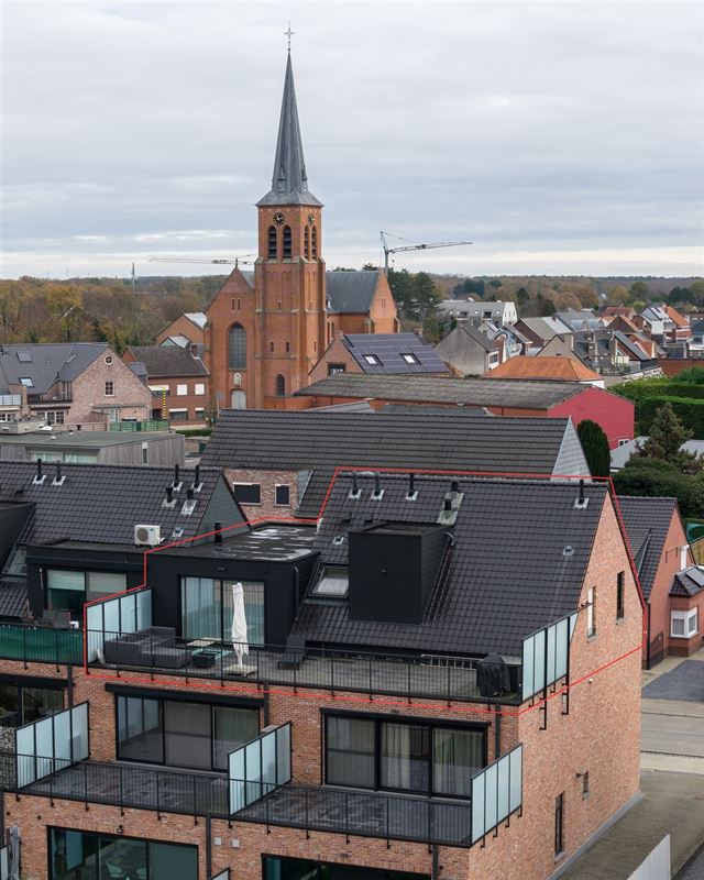 Modern penthouse met 2 slaapkamers te Hulshout