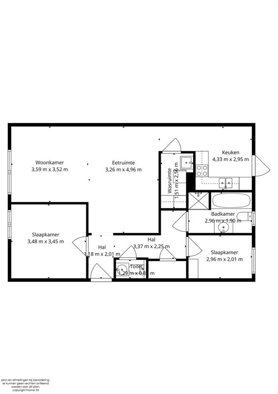 Knap appartement te Putte