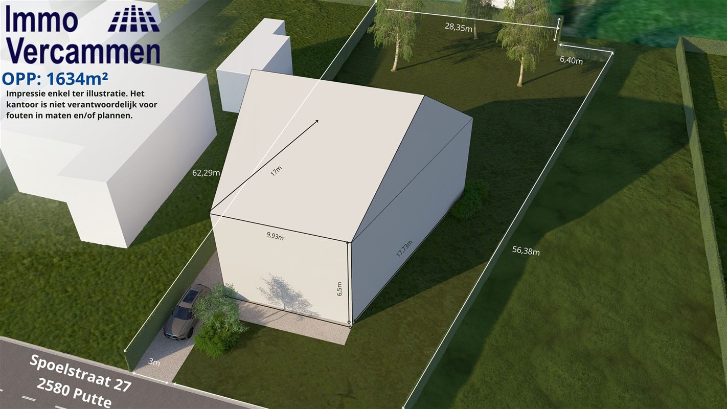 Knap perceel bouwgrond van 1.634 m² in Putte