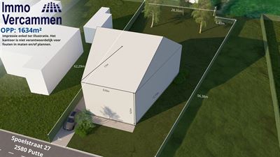 Knap perceel bouwgrond van 1.634 m² in Putte