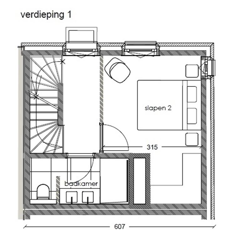 Nieuwbouw triplexappartement met 2 slpks te Duffel