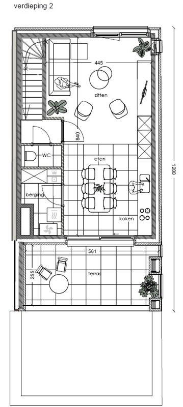 Nieuwbouw triplexwoning met 2 slpks te Duffel