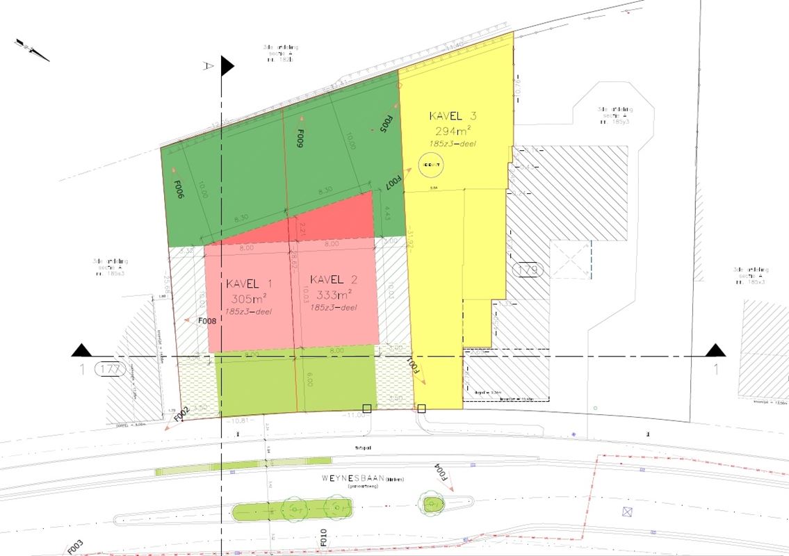 Bouwgrond voor HOB te Putte - opp. 305 m²