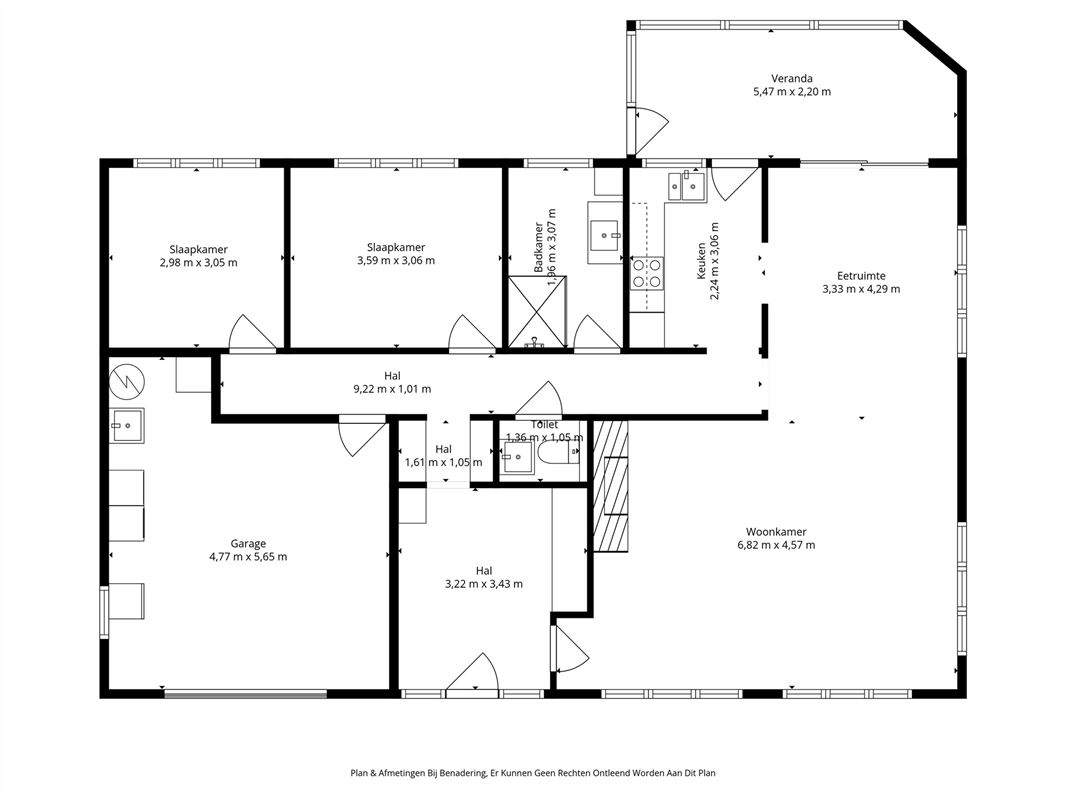 Gelijkvloerse woning in uitstekende staat, nabij het centrum van Bonheiden