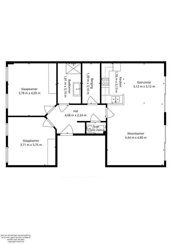 Ruim appartement, pal in het centrum van Bonheiden