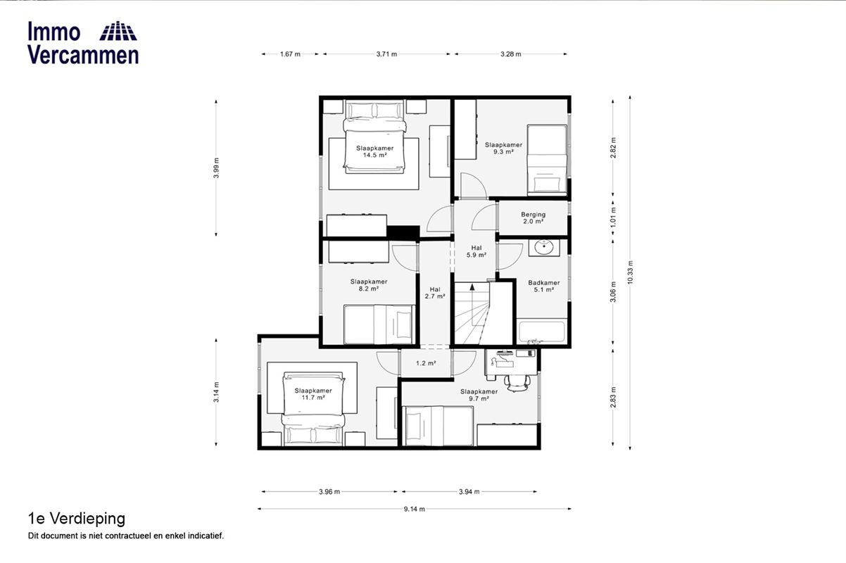 Verrassend ruime woning, gelegen in een rustige verkaveling te Hever