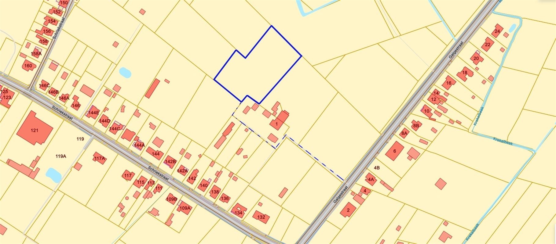 Mooi perceel landbouwgrond van 7.043 m² te Schriek
