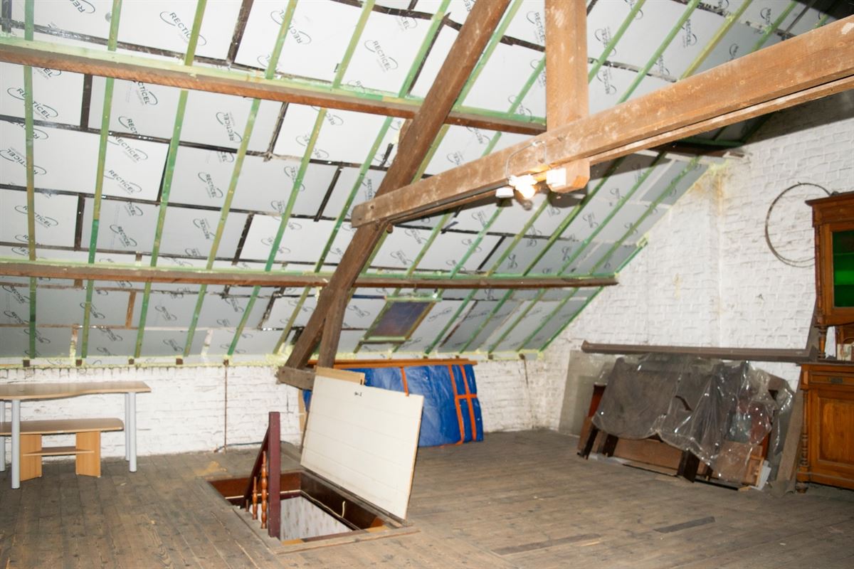 Huis met tuin, kelder en zolder
