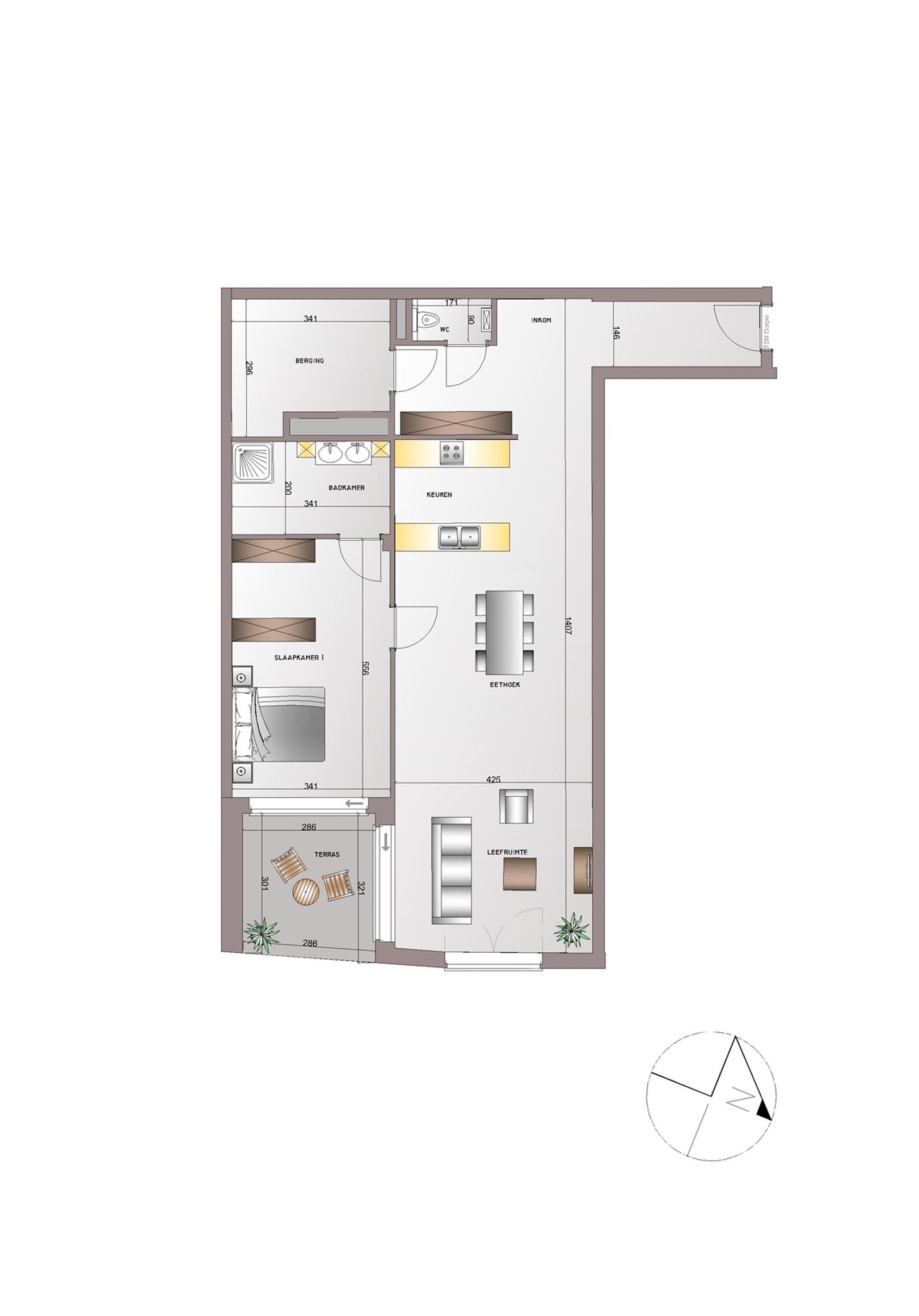 Foto 20 : Appartement te 9200 DENDERMONDE (België) - Prijs € 297.000
