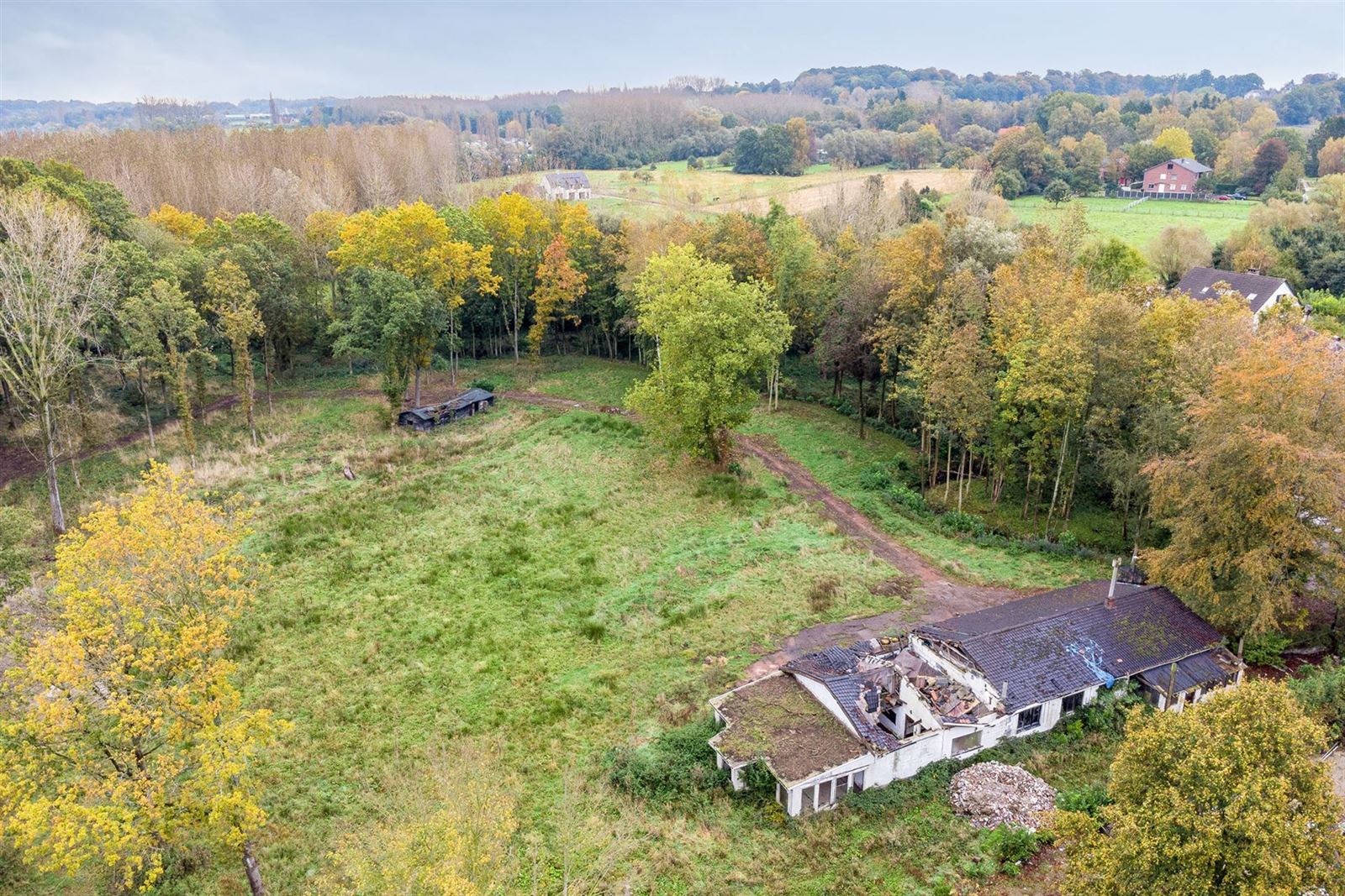 FOTO’S 12 : Grond te 1730 Asse (België) - Prijs In optie