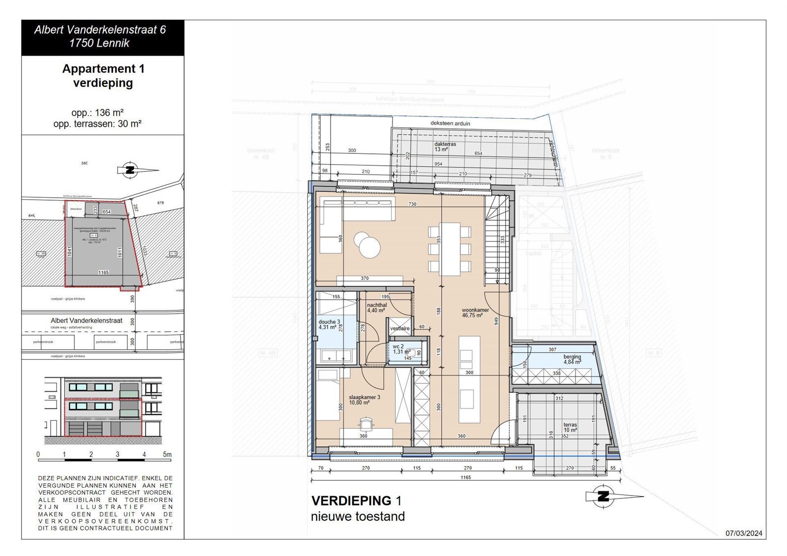 FOTO’S 4 : Appartement te 1750 SINT-KWINTENS-LENNIK (België) - Prijs € 549.000