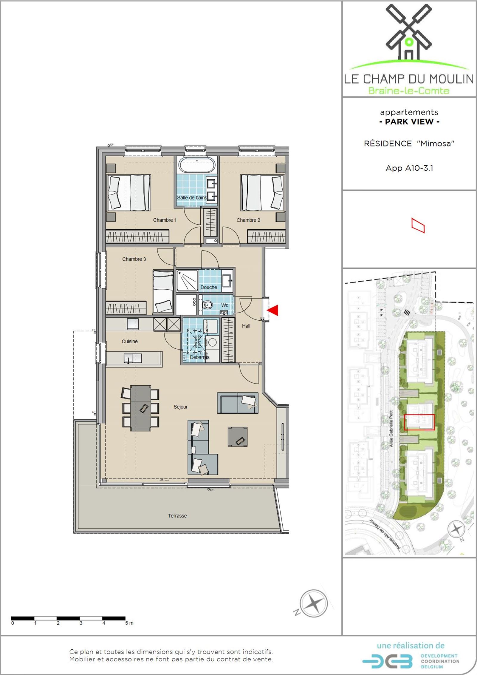 FOTO’S 1 : Appartement te 7090 BRAINE-LE-COMTE (België) - Prijs € 334.900