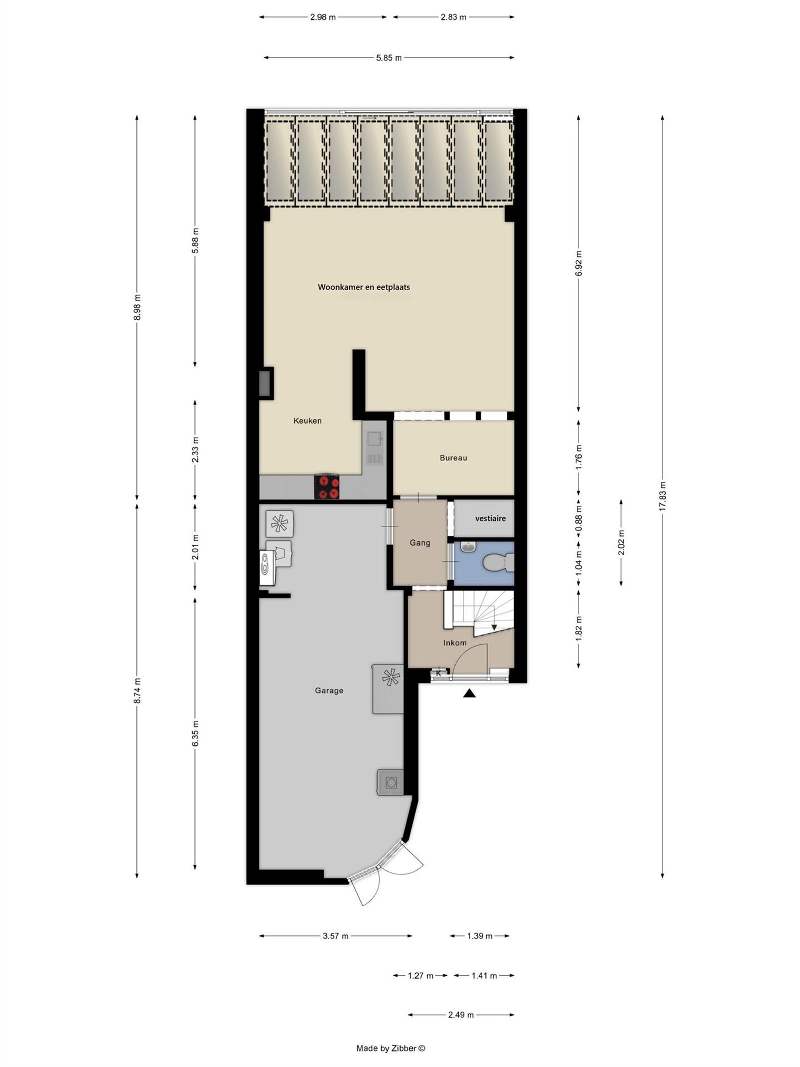 FOTO’S 3 : Woning te 1654 HUIZINGEN (België) - Prijs In optie