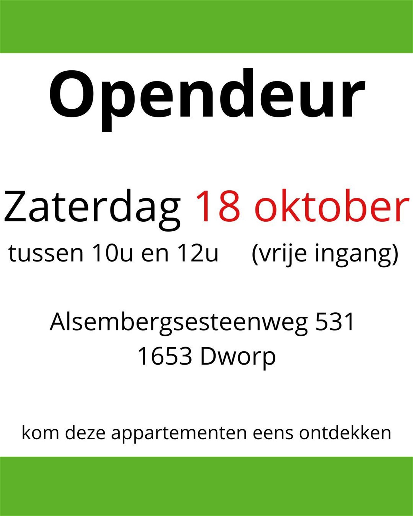 PHOTOS 2 : Duplex à 1653 DWORP (Belgique) - Prix 429.500 €
