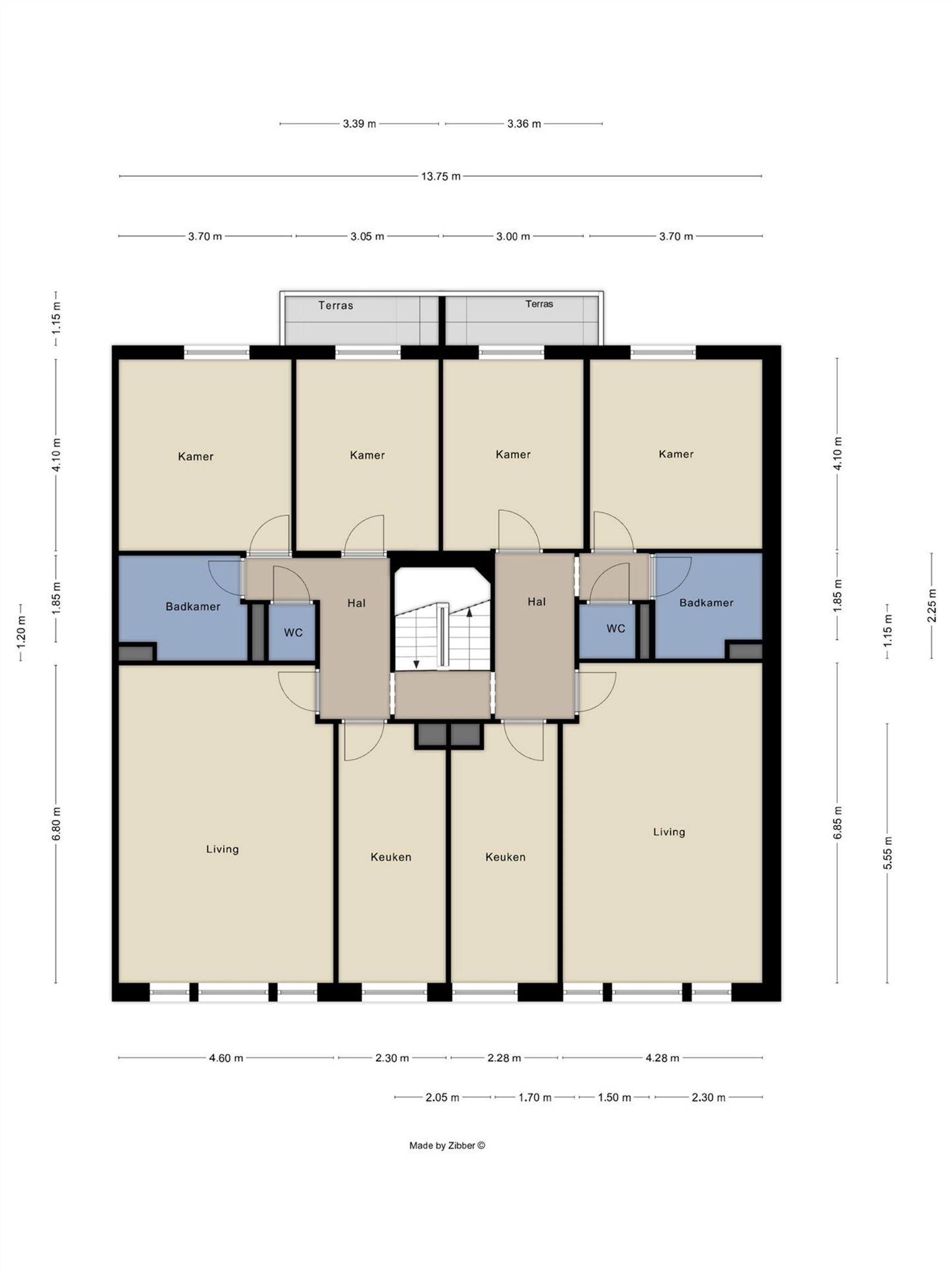 FOTO’S 3 : Appartement te 1780 WEMMEL (België) - Prijs € 249.000