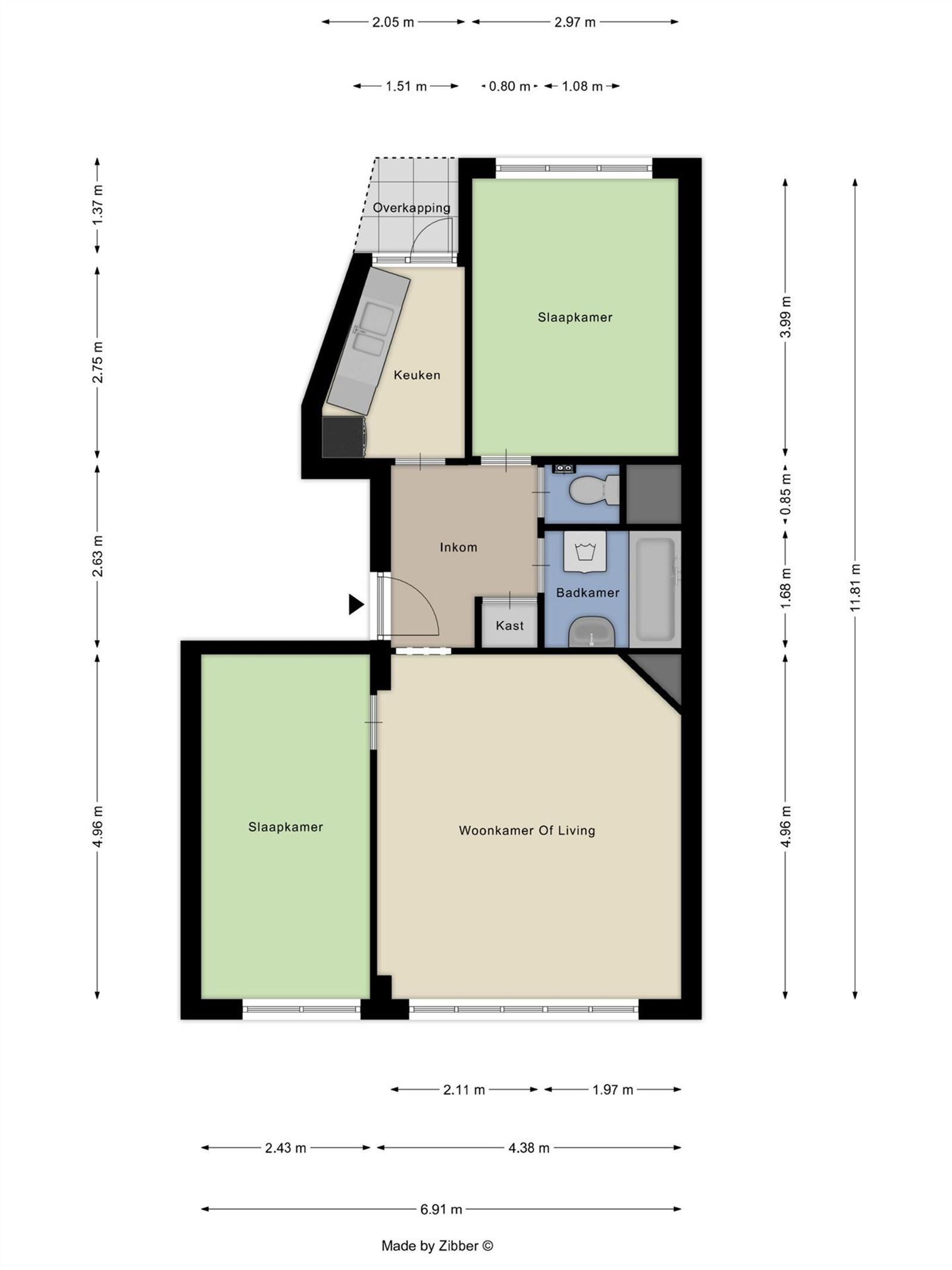 FOTO’S 2 : Appartement te 1180 UKKEL (België) - Prijs € 260.000