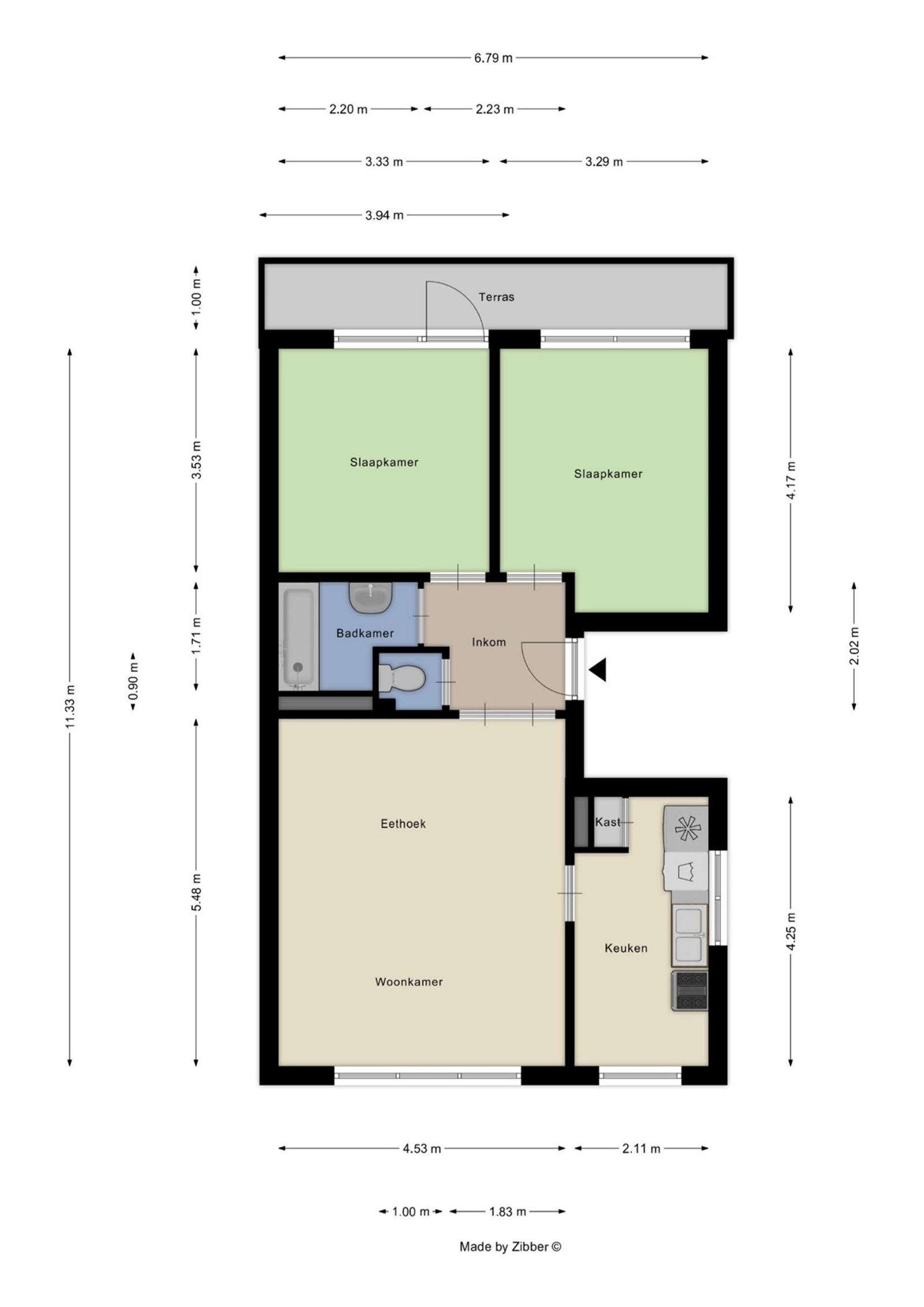 FOTO’S 2 : Appartement te 1600 SINT-PIETERS-LEEUW (België) - Prijs € 255.000