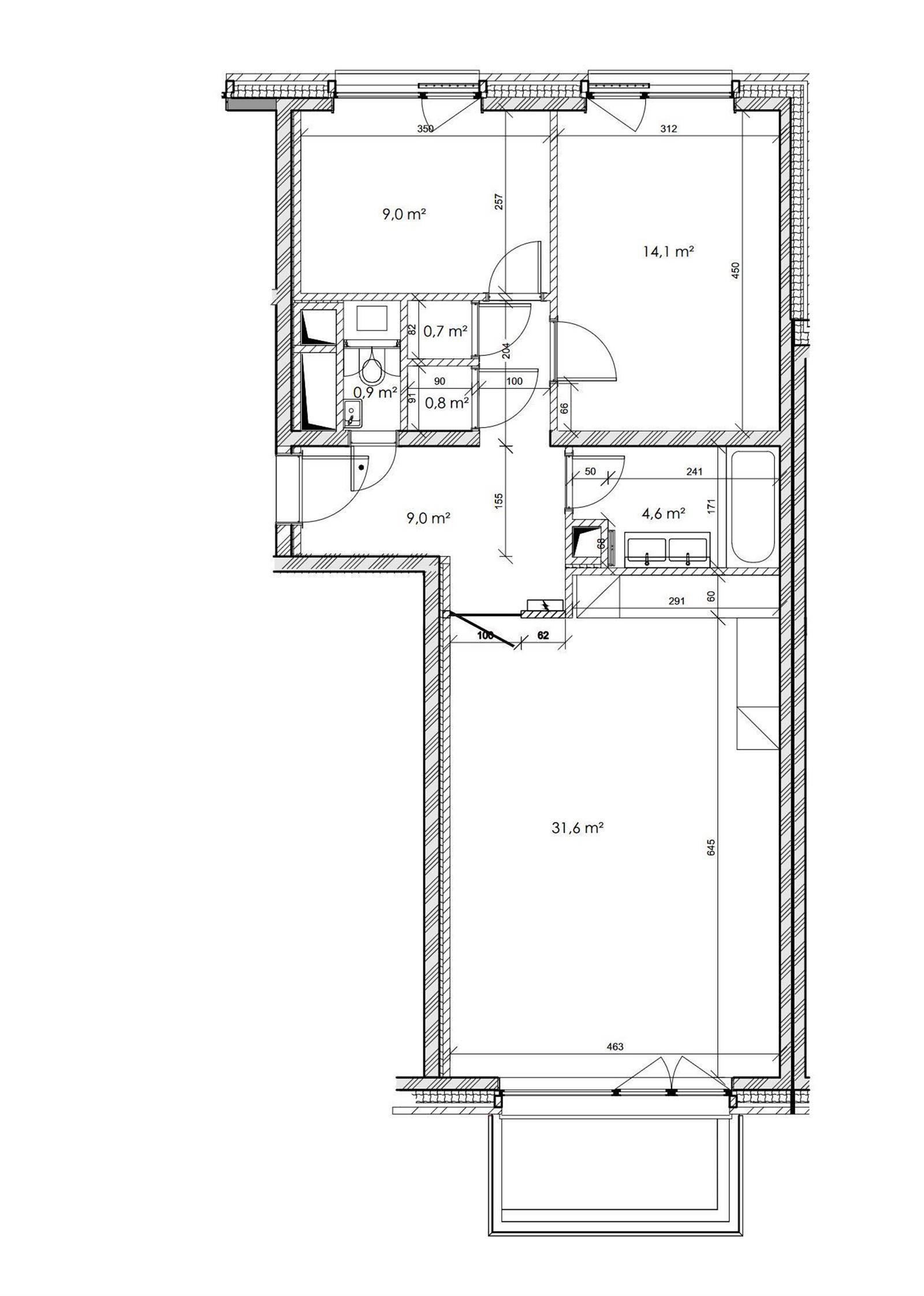 FOTO’S 3 : Appartement te 1070 ANDERLECHT (België) - Prijs € 1.340