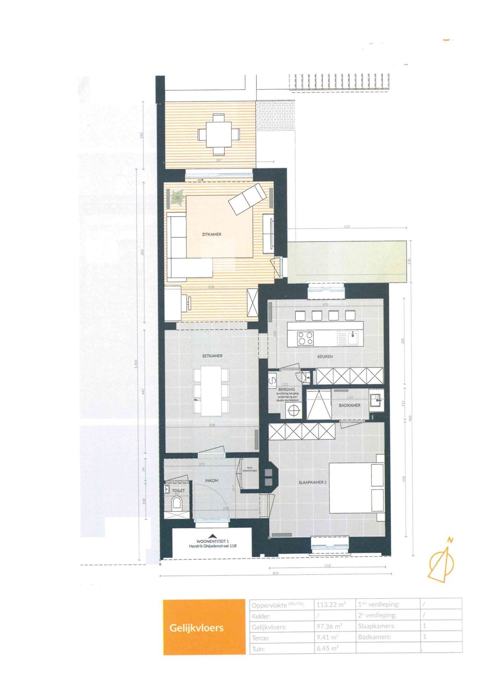 FOTO’S 2 : Appartement te 1750 SINT-KWINTENS-LENNIK (België) - Prijs € 299.000