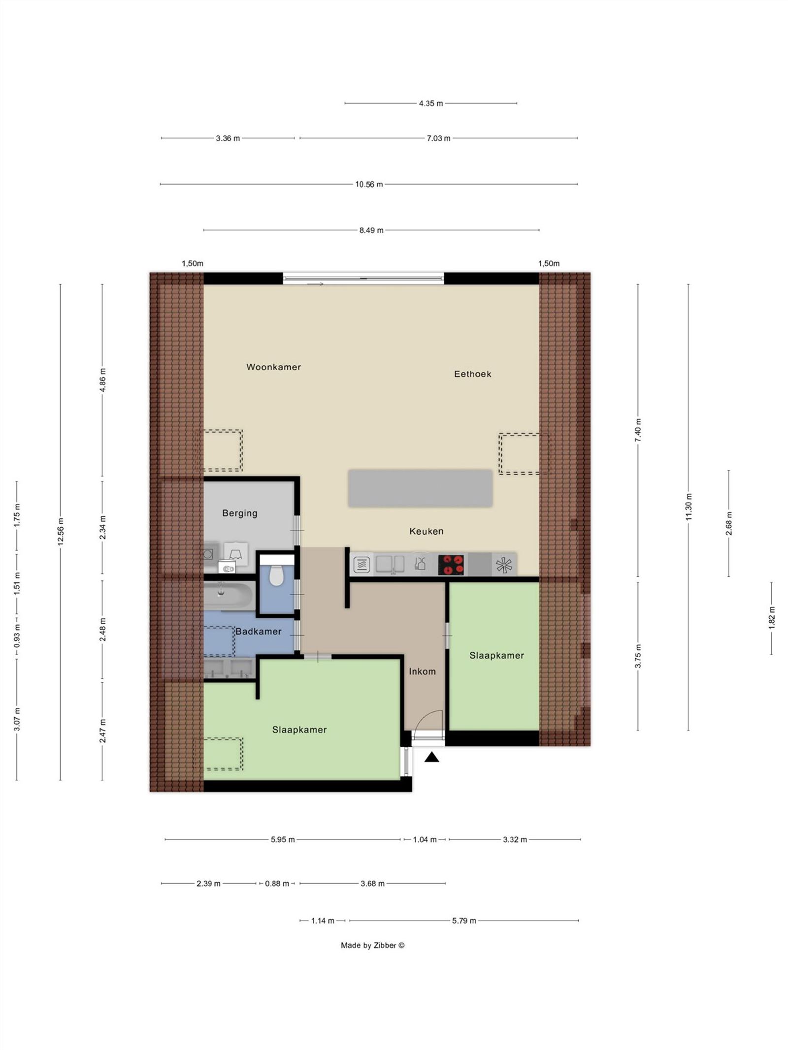 FOTO’S 2 : Appartement te 1760 ONZE-LIEVE-VROUW-LOMBEEK (België) - Prijs &euro;&nbsp;299.000