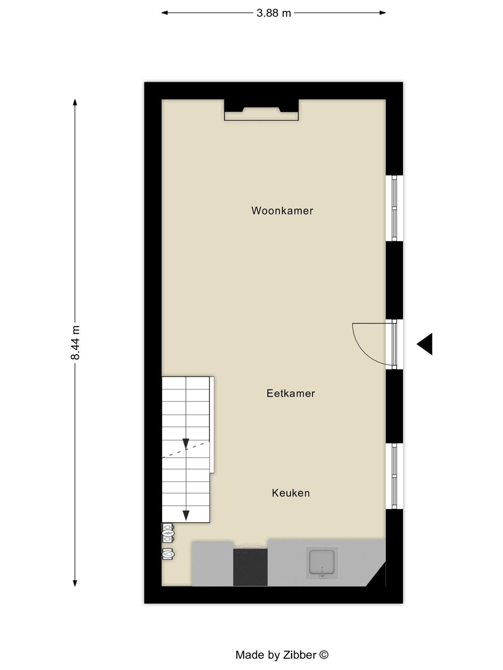 FOTO’S 4 : Woning te 1082 SINT-AGATHA-BERCHEM (België) - Prijs &euro;&nbsp;260.000