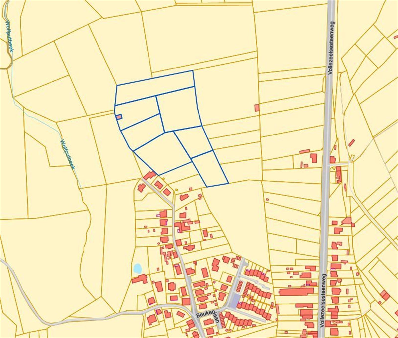 FOTO’S 3 : Grond algemeen te 1570 VOLLEZELE (België) - Prijs &euro;&nbsp;199.000