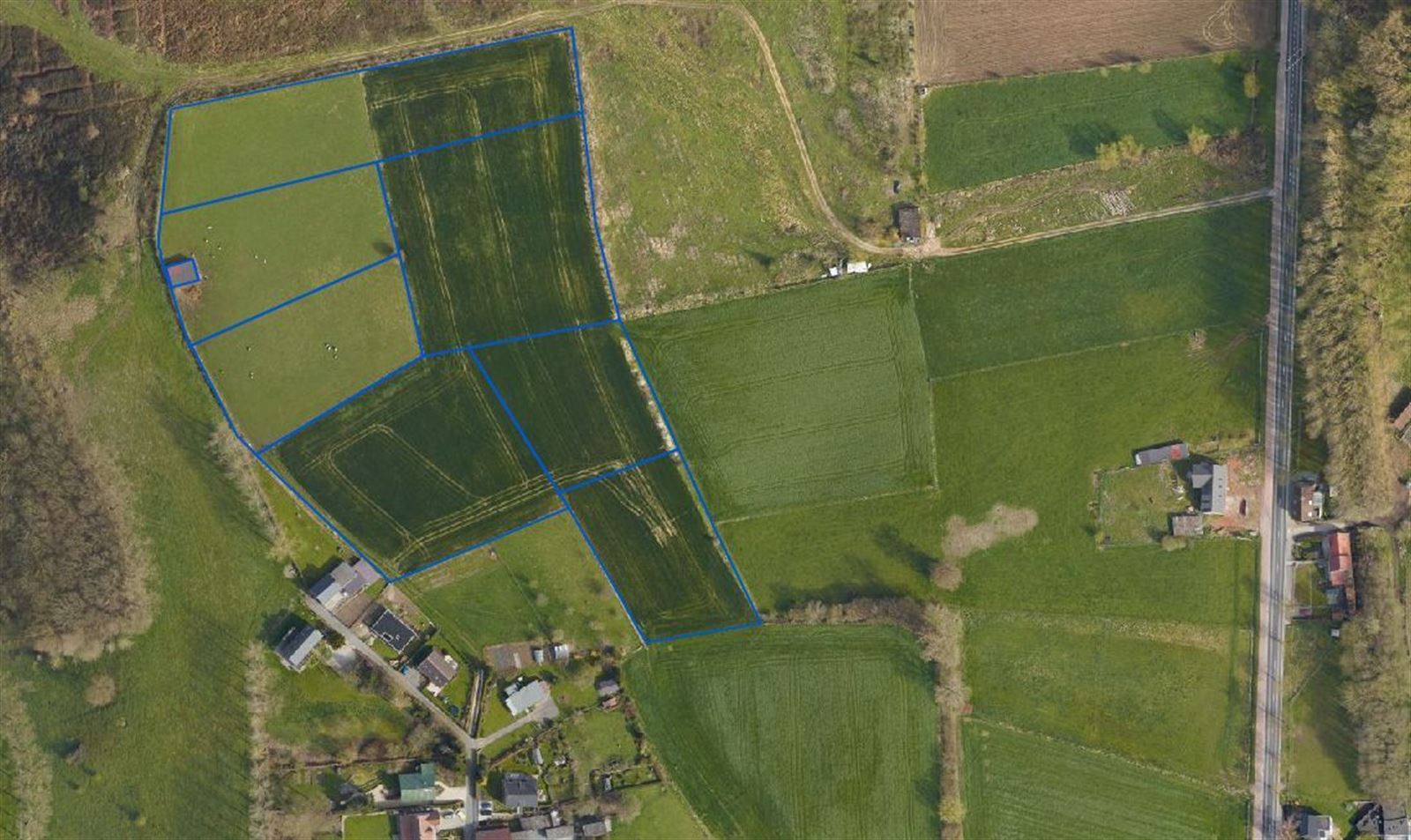 FOTO’S 1 : Grond algemeen te 1570 VOLLEZELE (België) - Prijs &euro;&nbsp;199.000