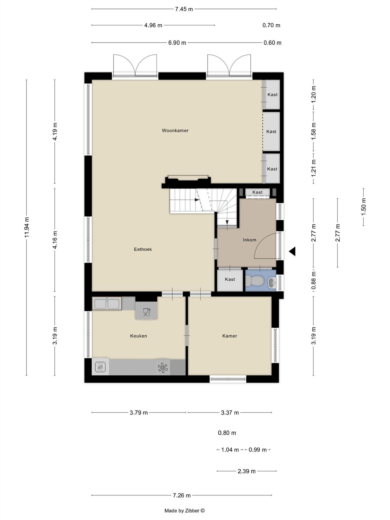 FOTO’S 6 : Villa te 1650 BEERSEL (België) - Prijs &euro;&nbsp;599.000