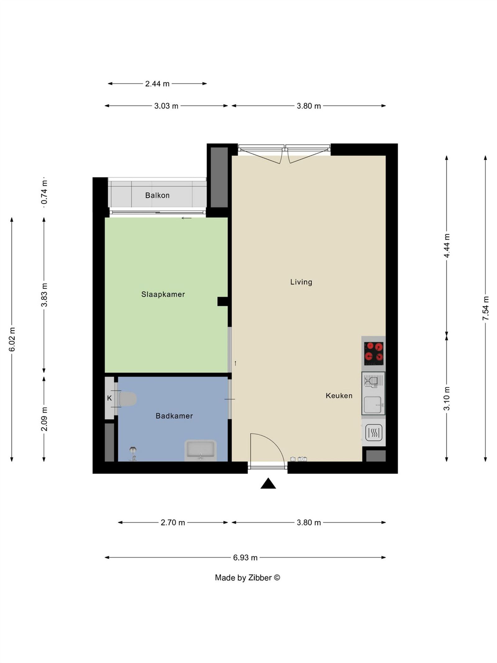 FOTO’S 2 : Appartement te 1500 HALLE (België) - Prijs &euro;&nbsp;229.000