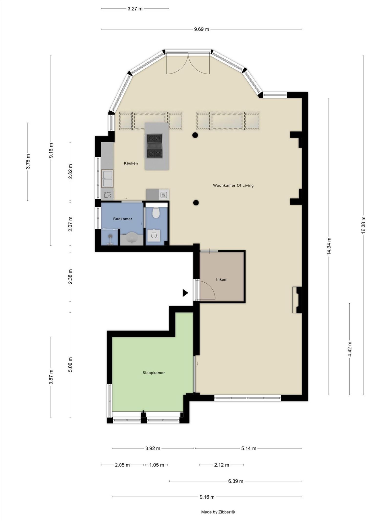 FOTO’S 2 : Appartement te 1070 ANDERLECHT (België) - Prijs &euro;&nbsp;429.000
