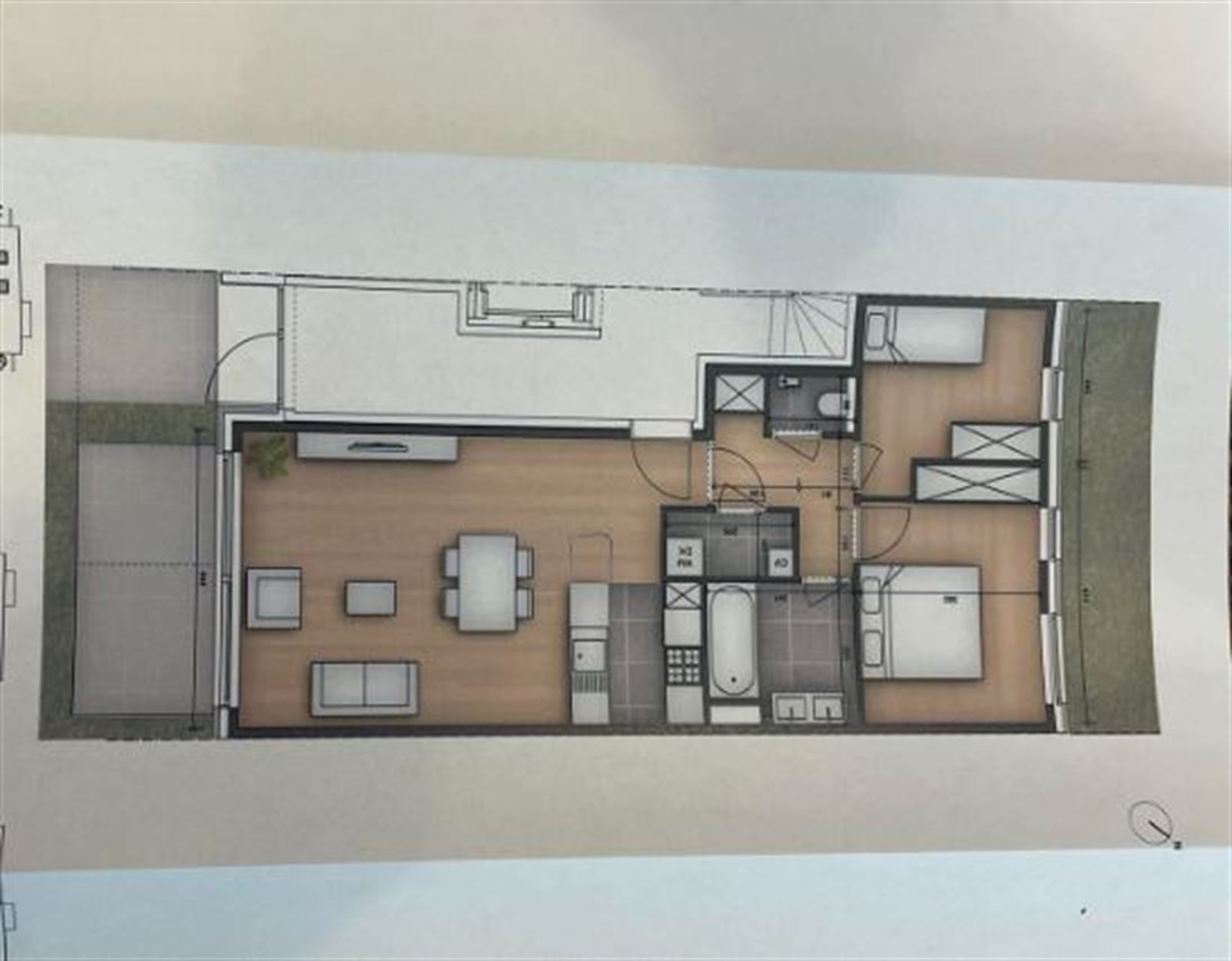 FOTO’S 4 : Appartement te 1502 LEMBEEK (België) - Prijs &euro;&nbsp;1.050