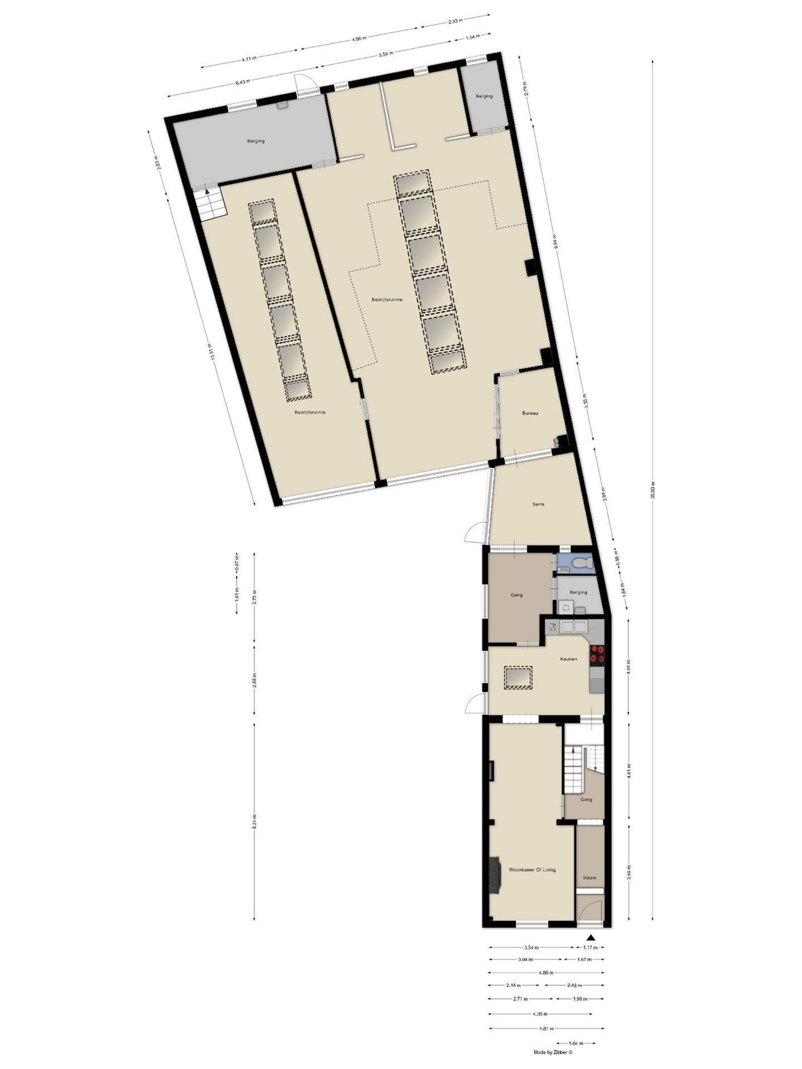 FOTO’S 8 : Gemengd gebouw te 1653 DWORP (België) - Prijs &euro;&nbsp;720.000