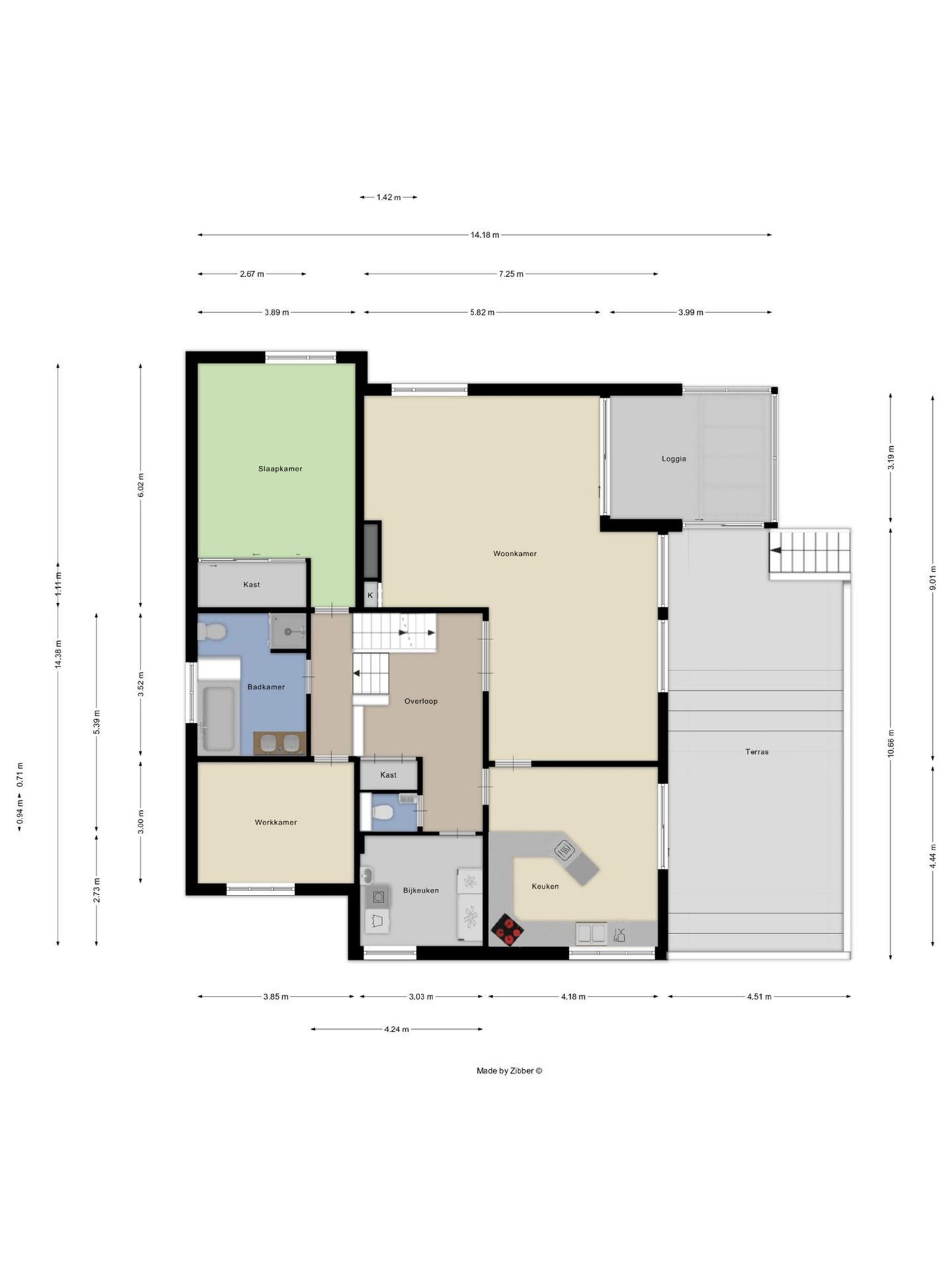 FOTO’S 9 : Kantoor met woning te 1755 PAJOTTEGEM (België) - Prijs &euro;&nbsp;779.000