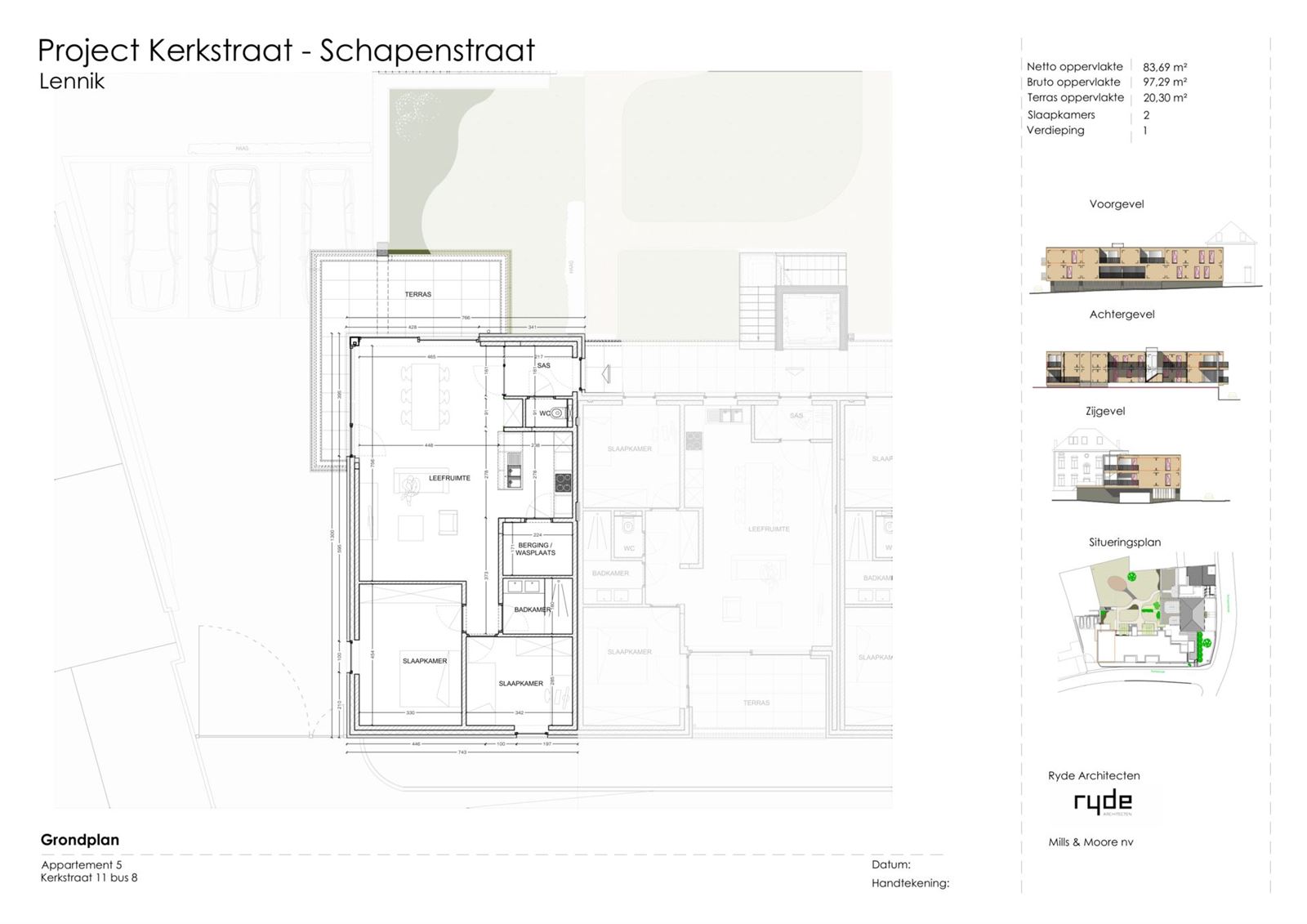 FOTO’S 1 : Appartement te 1750 SINT-MARTENS-LENNIK (België) - Prijs &euro;&nbsp;399.000
