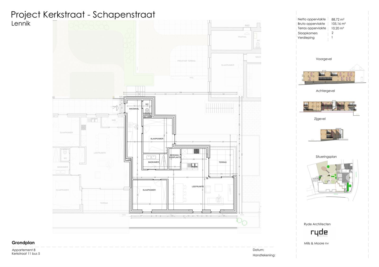 FOTO’S 1 : Appartement te 1750 SINT-MARTENS-LENNIK (België) - Prijs &euro;&nbsp;379.000