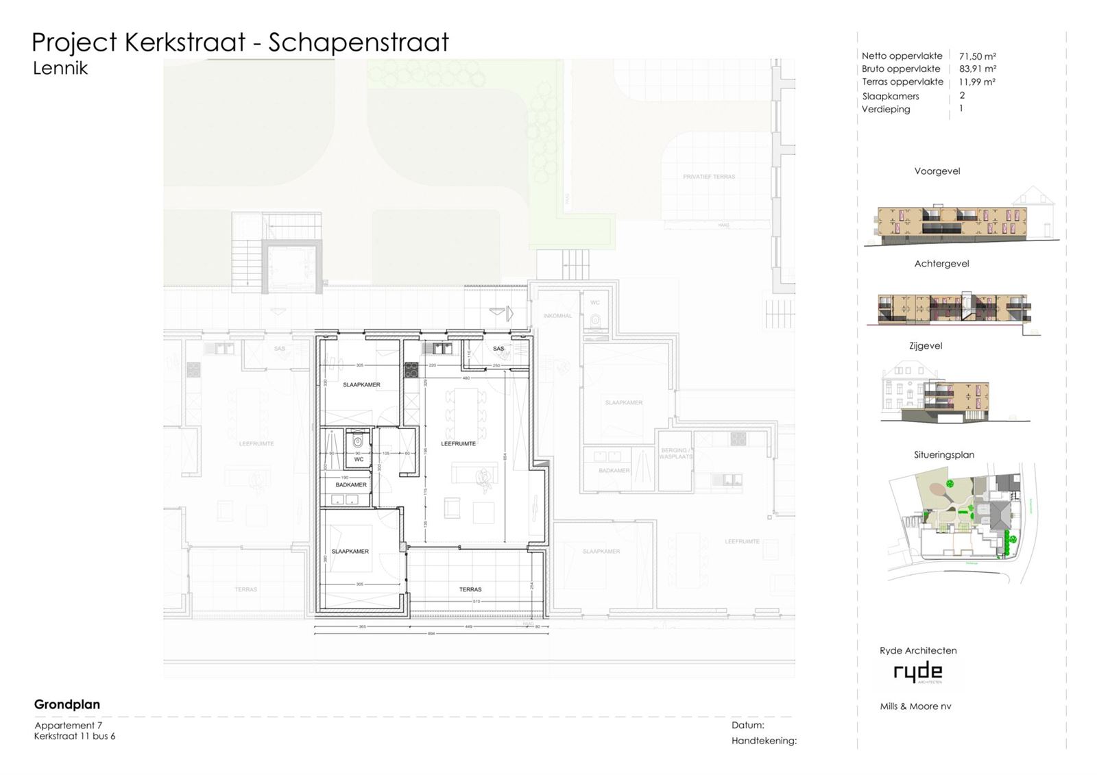 FOTO’S 1 : Appartement te 1750 SINT-MARTENS-LENNIK (België) - Prijs &euro;&nbsp;349.000