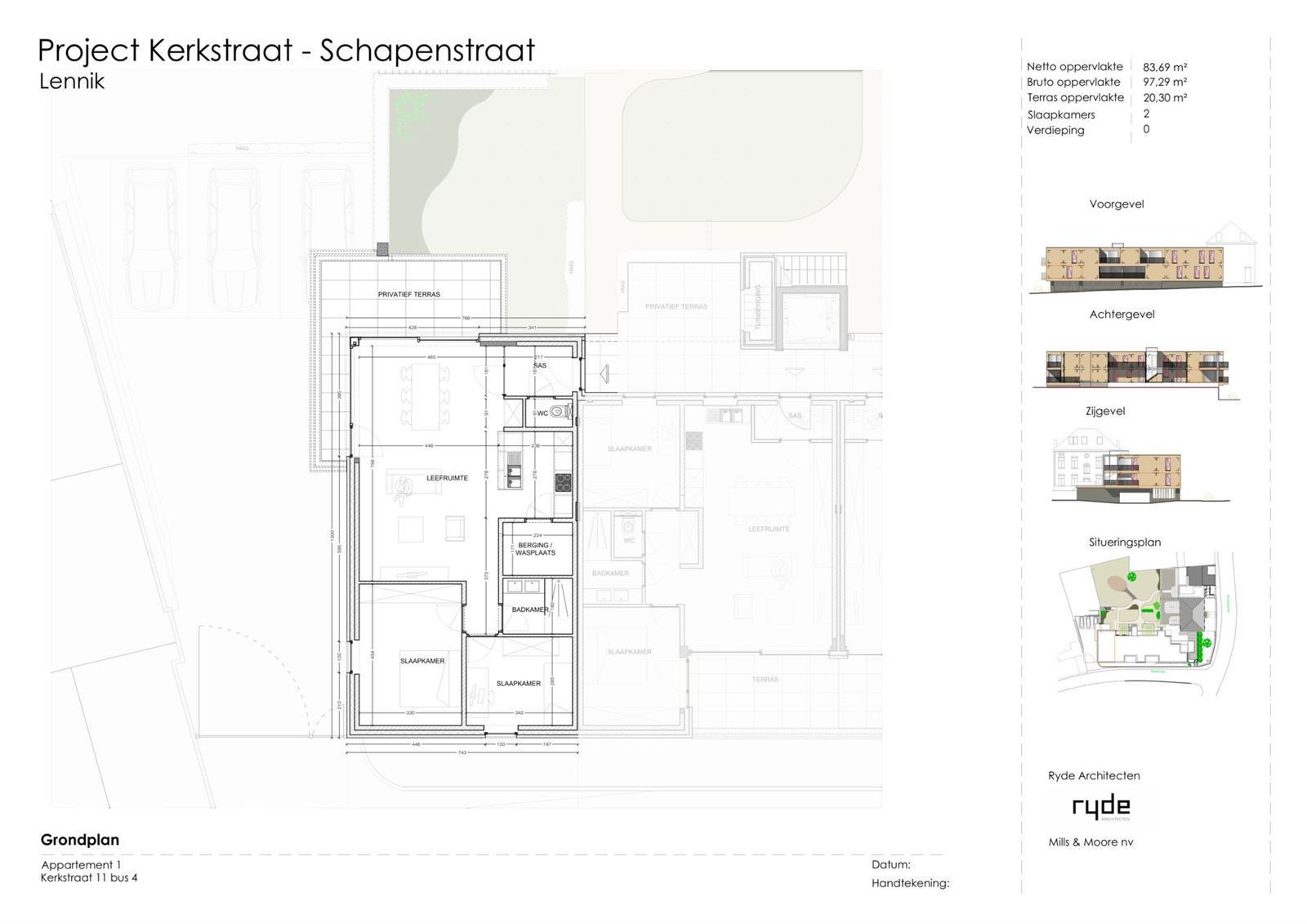 FOTO’S 1 : Appartement te 1750 SINT-MARTENS-LENNIK (België) - Prijs &euro;&nbsp;399.000