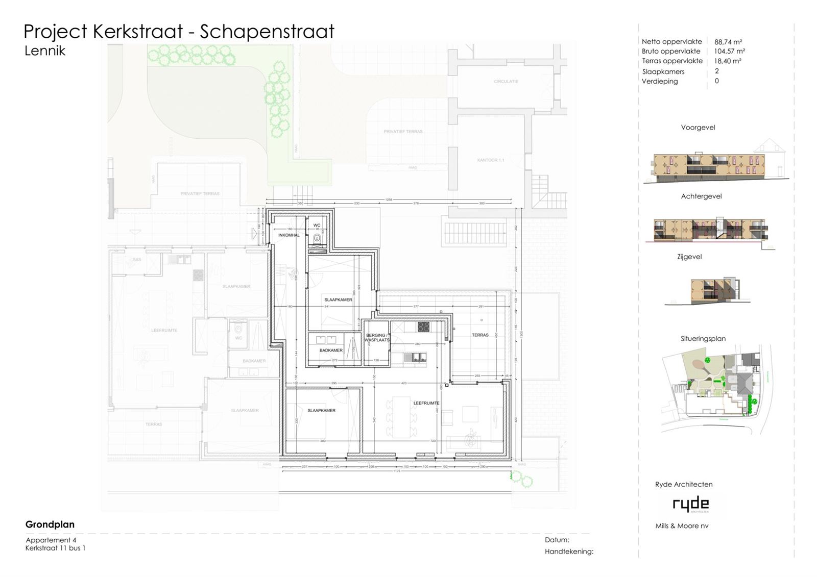 FOTO’S 1 : Appartement te 1750 SINT-MARTENS-LENNIK (België) - Prijs &euro;&nbsp;379.000