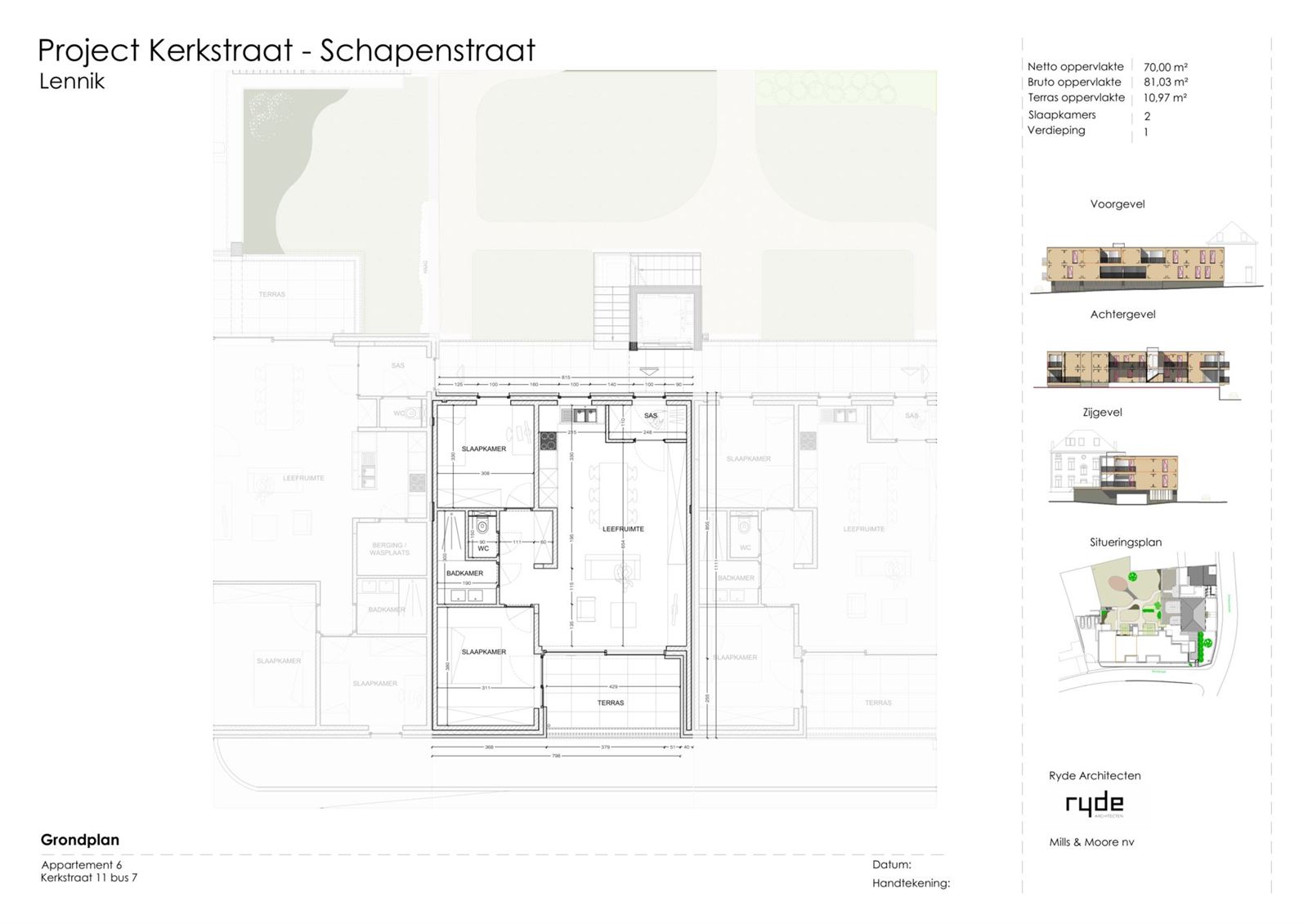 FOTO’S 1 : Appartement te 1750 SINT-MARTENS-LENNIK (België) - Prijs &euro;&nbsp;349.000