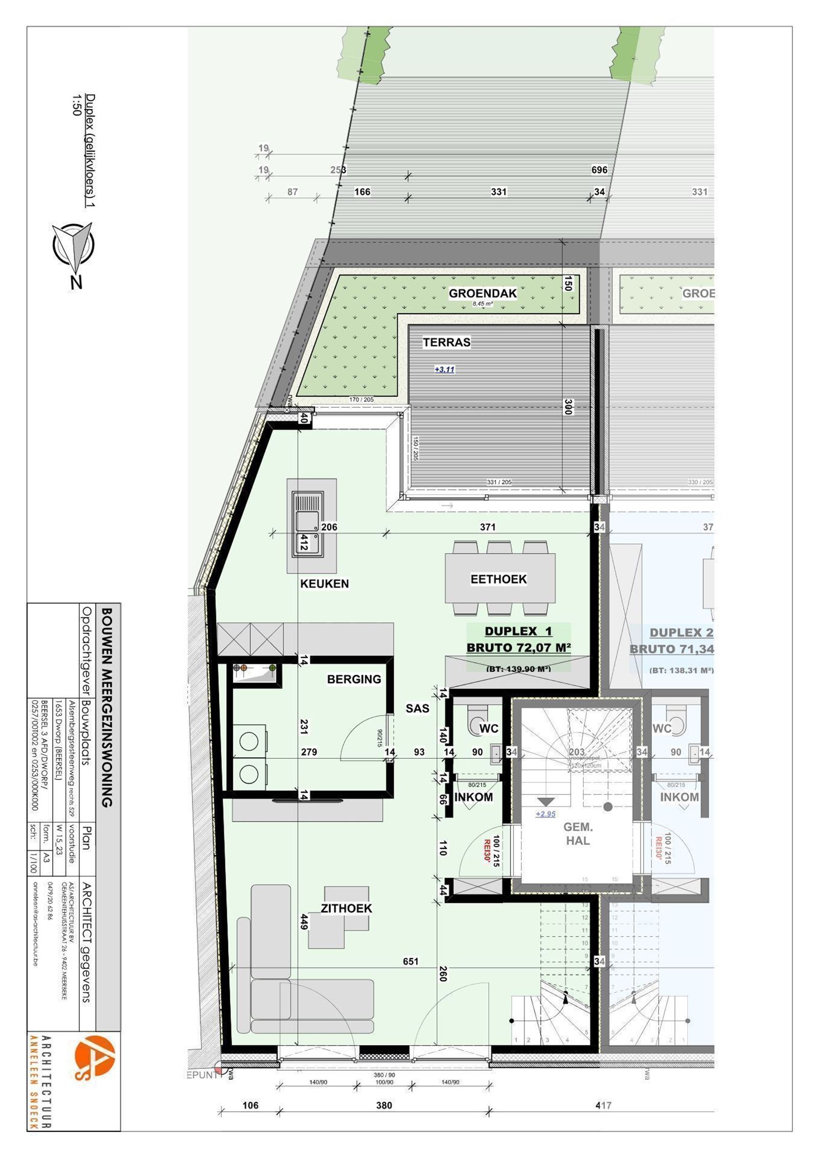 FOTO’S 2 : Appartement te 1650 BEERSEL (België) - Prijs &euro;&nbsp;385.000