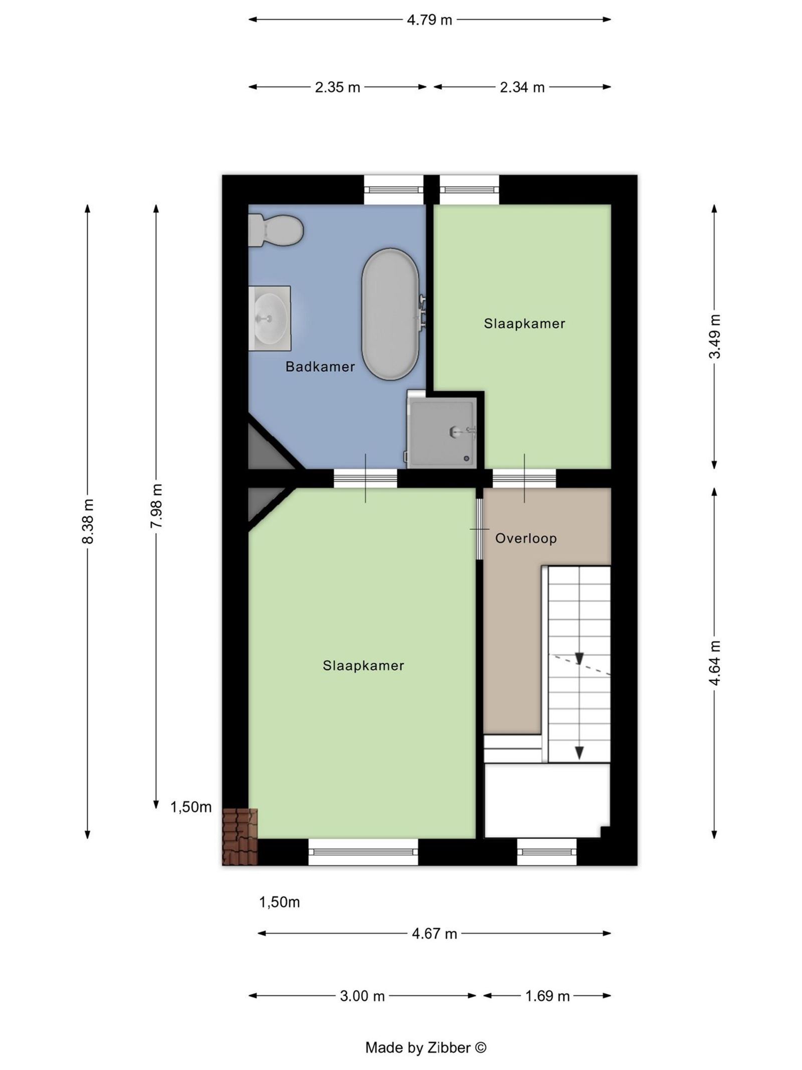 FOTO’S 13 : Woning te 1654 HUIZINGEN (België) - Prijs &euro;&nbsp;280.000