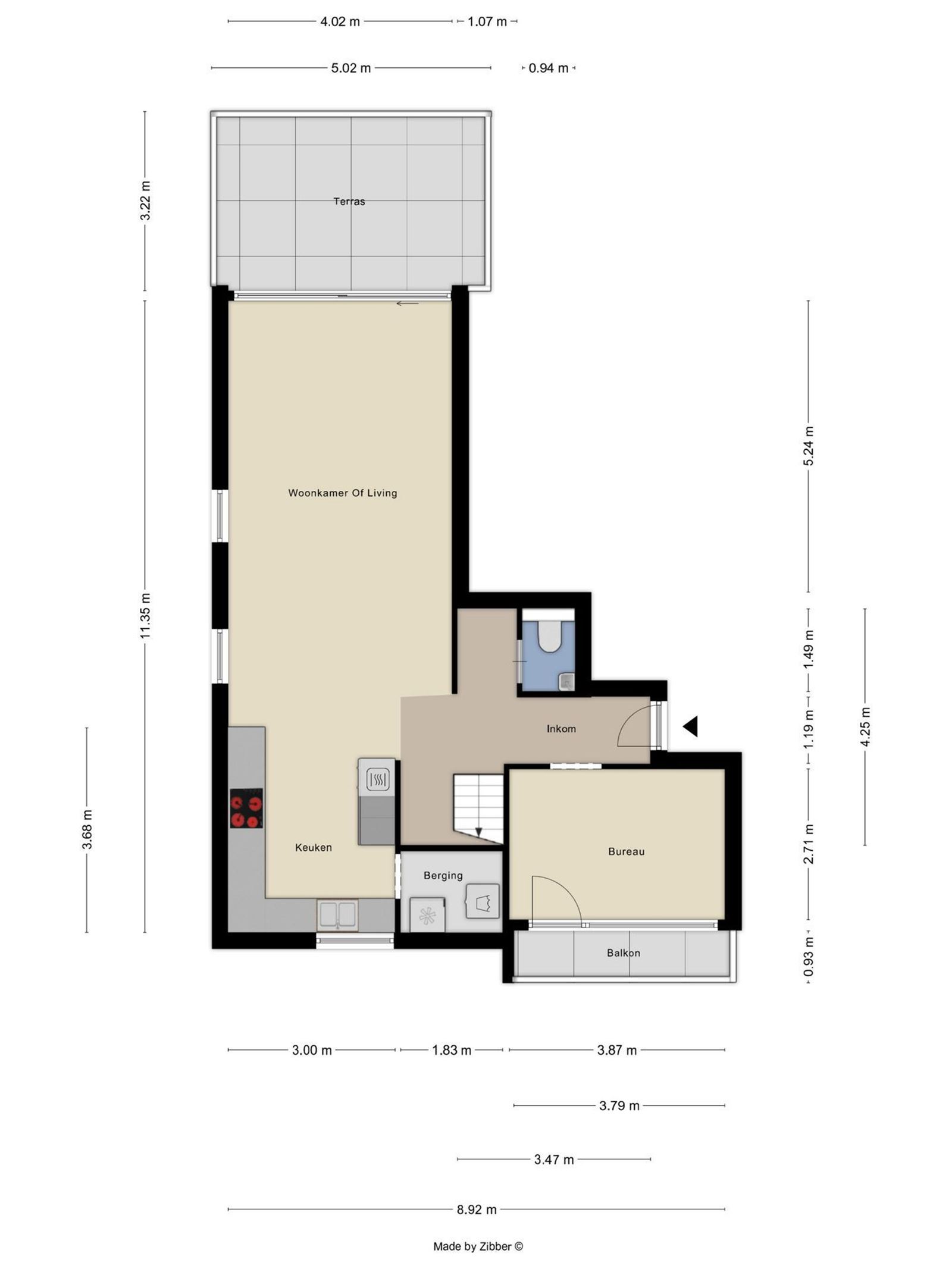 FOTO’S 3 : Duplex te 1602 VLEZENBEEK (België) - Prijs &euro;&nbsp;495.000