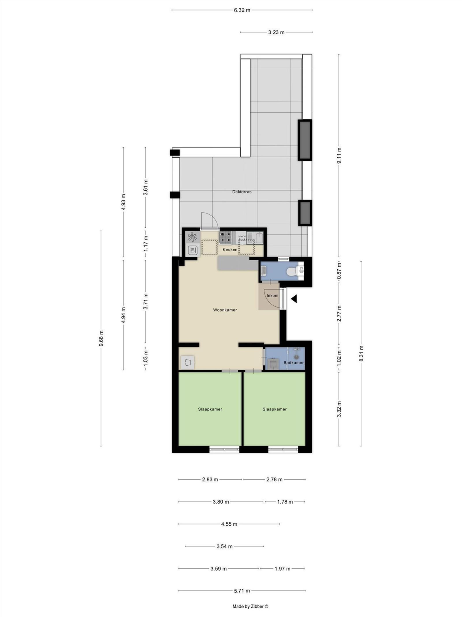 FOTO’S 4 : Appartement te 1070 ANDERLECHT (België) - Prijs &euro;&nbsp;174.000